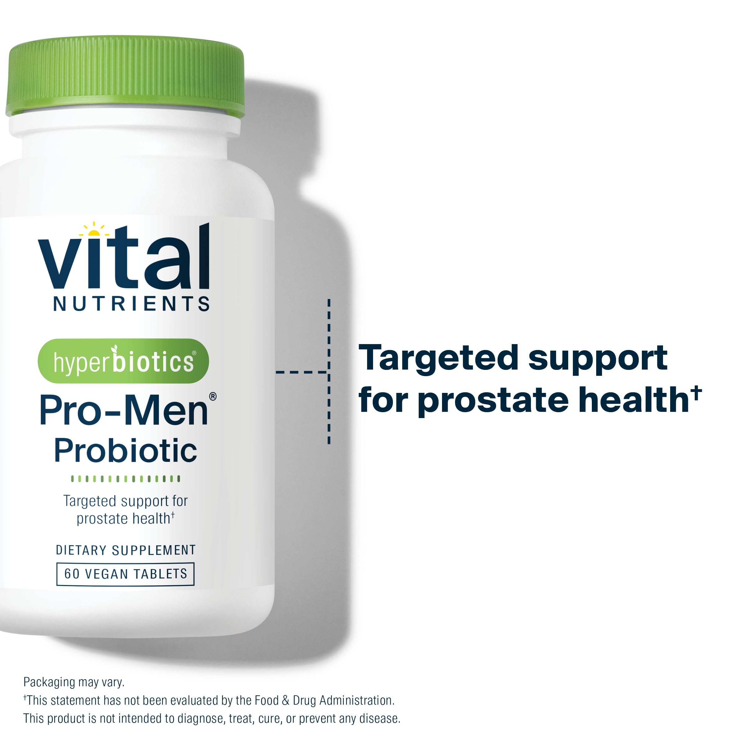 Hyperbiotics Vital Nutrients Pro Men Probiotics | Vegan Advanced Probiotics for Men | Clinically Studied for Prostate Health, Digestive Balance and Gut Health* | Gluten, Dairy, Soy Free | 60 Tablets HyperbioticsAu supplements