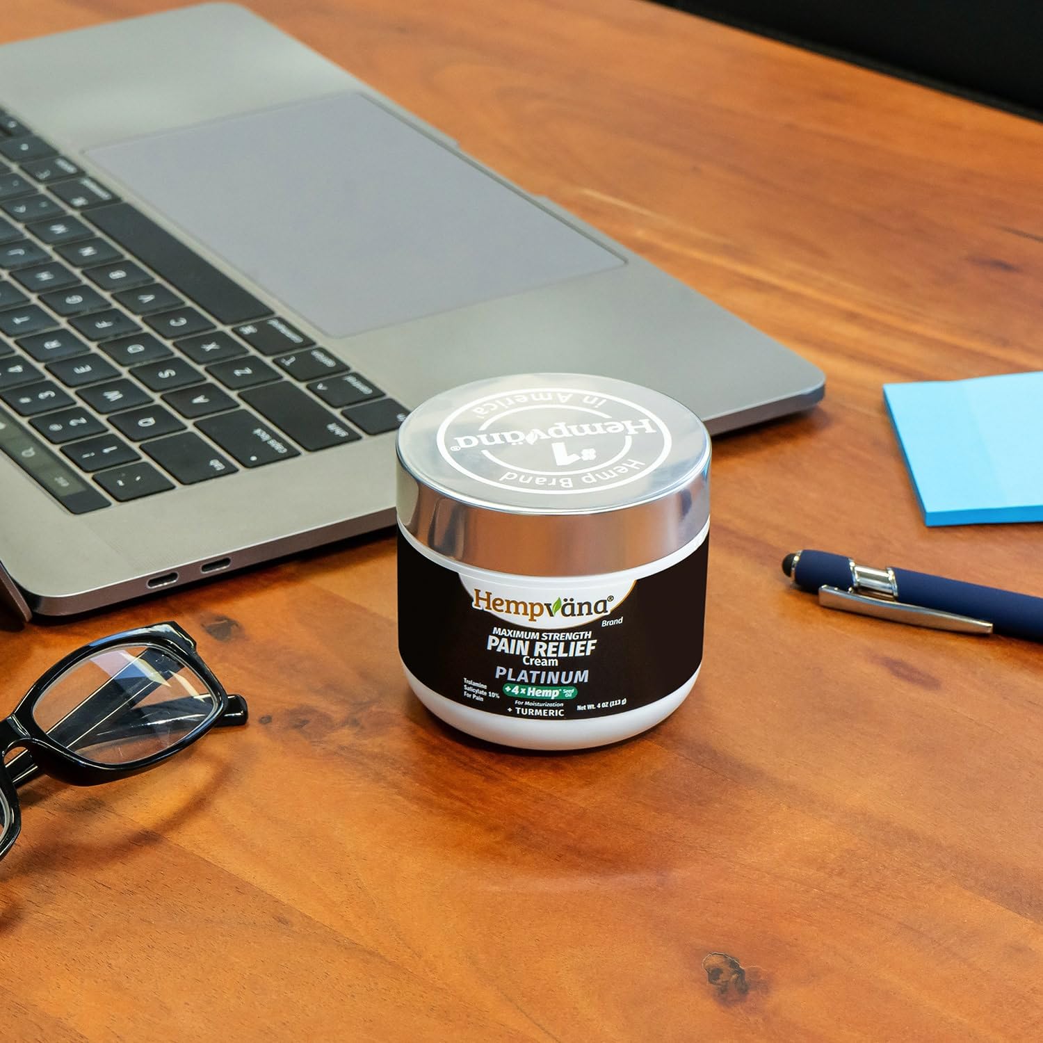 Hempvana Platinum Maximum Strength Relief Cream 4X Hemp for Muscles, Joints, Back, Knees, Shoulders, Neck, Elbows, Hands, Feet. AS SEEN ON TV. Odor-Free, Non-Greasy, Quickly Absorbs, 4X More Hemp HempvanaAu supplements