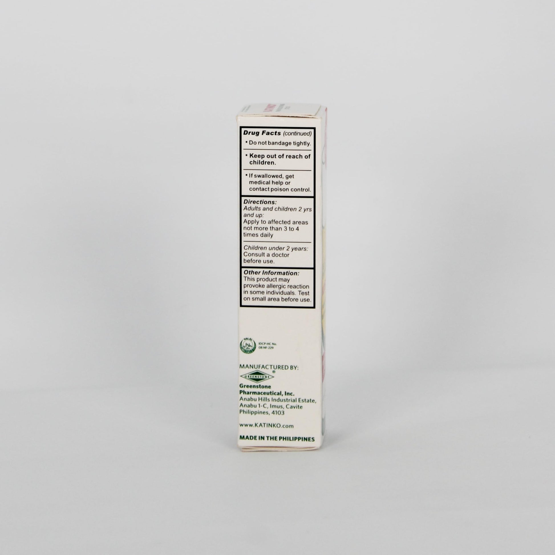 Katinko Pain and Itch Relieving Stick 12g - Effective for Muscle Strain, Neck Stiffness, Rheumatism, and Bruises (4) KatinkoAu supplements