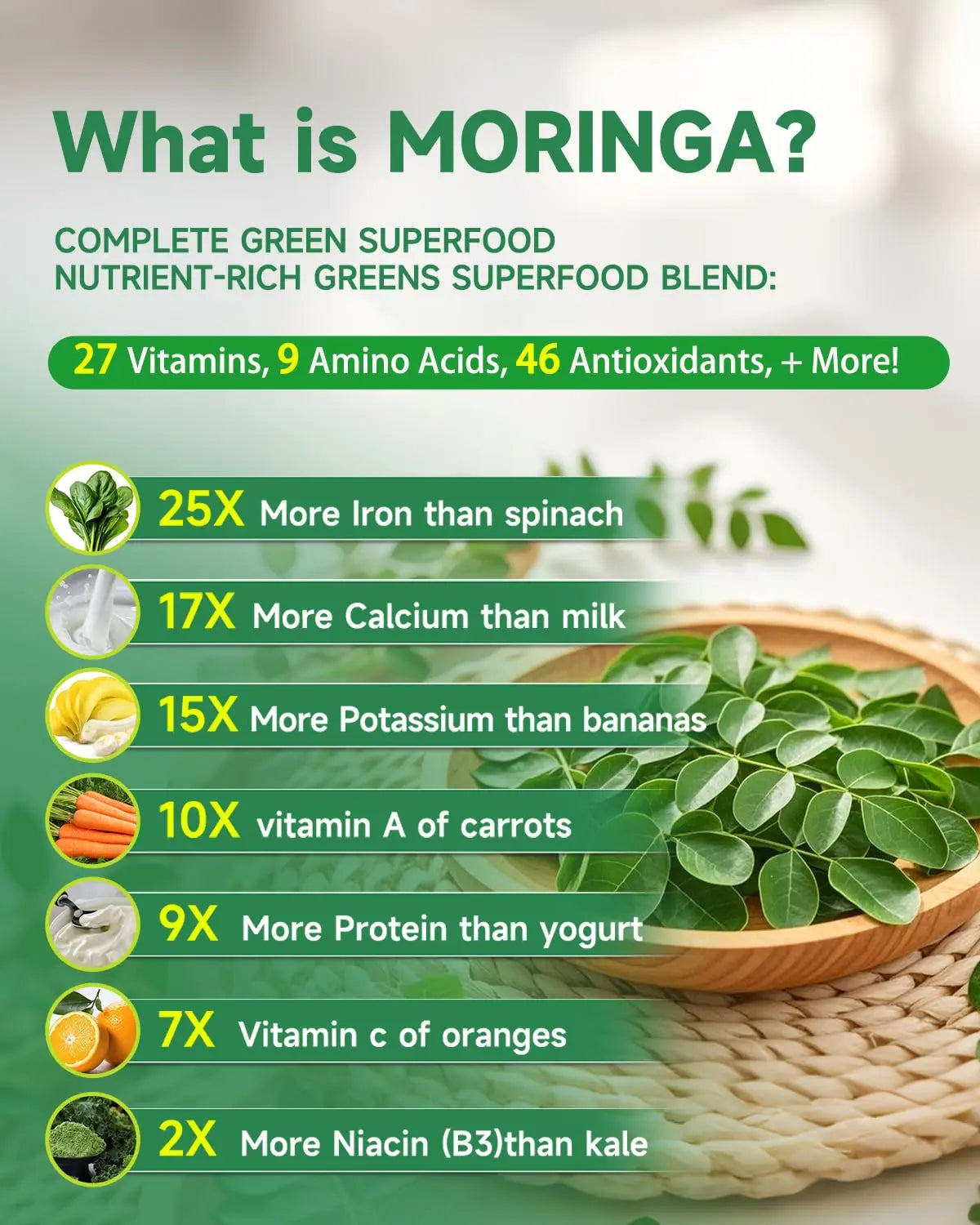 SANSICE Organic Moringa Supplement, Liquid Moringa Leaf Extract for Women & Men, Lymphatic Drainage Supplement with Echinacea for Lymph System Support SANSICEnz supplements