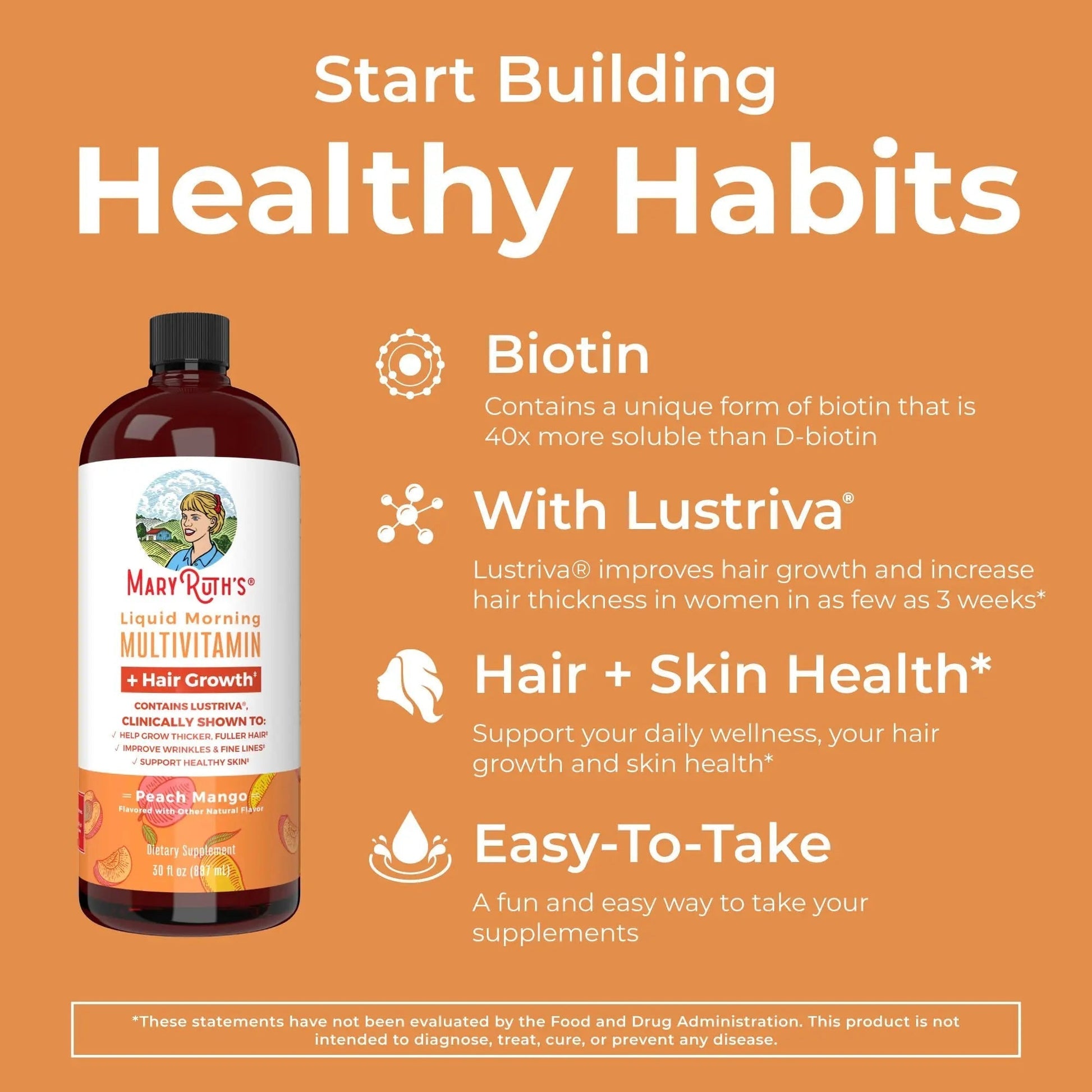 MaryRuth Organics Morning Multivitamin Hair Growth Bundle MARYRUTH'SAu supplements
