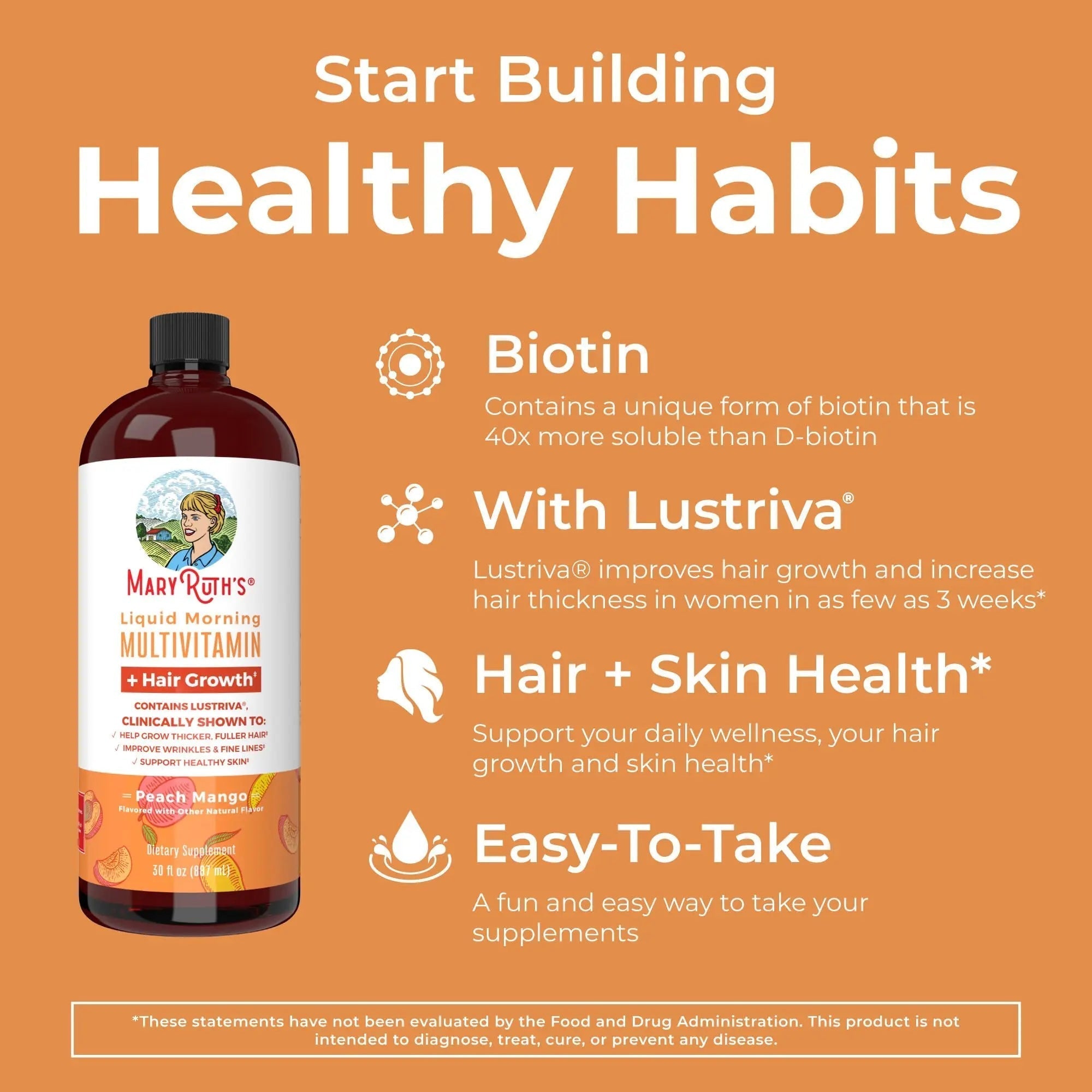 MaryRuth Organics Morning Multivitamin Hair Growth Bundle MARYRUTH'SAu supplements