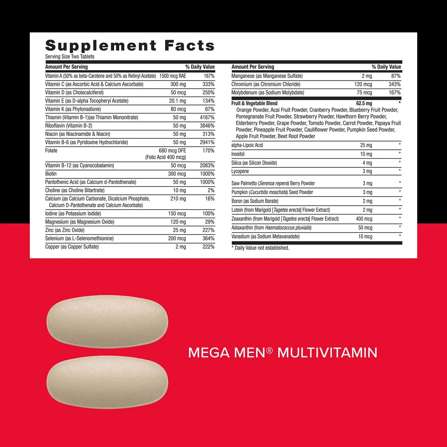 GNC Mega Men Performance and Vitality Vitapak Program, Convenient Complete Nutrition, 5 Products in 1 Packet, Circulation GNCAu supplements