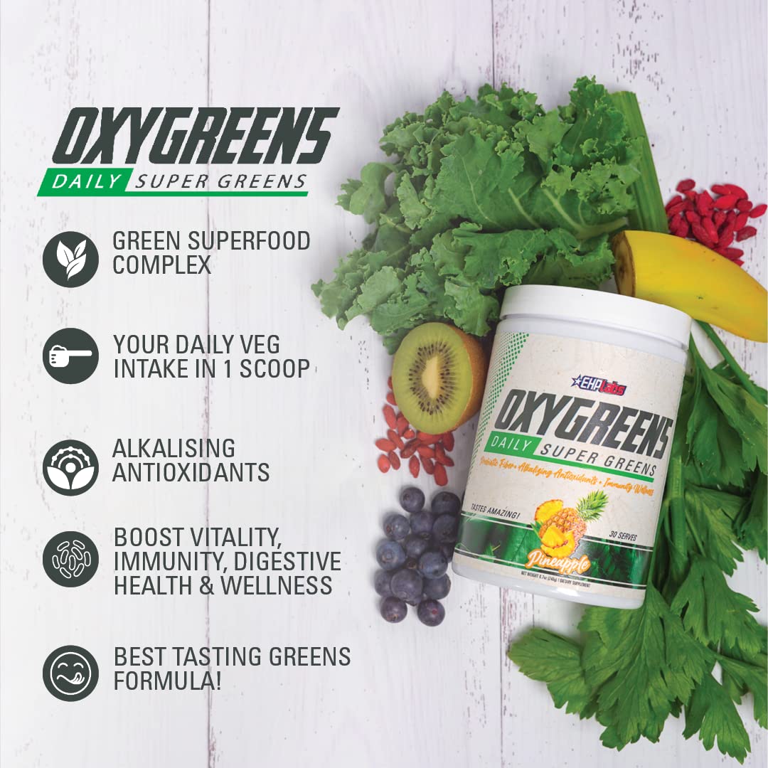 EHP Labs OxyShred + OxyGreens Bundle - Thermogenic Pre Workout Powder & Shredding EHP LabsAu supplements