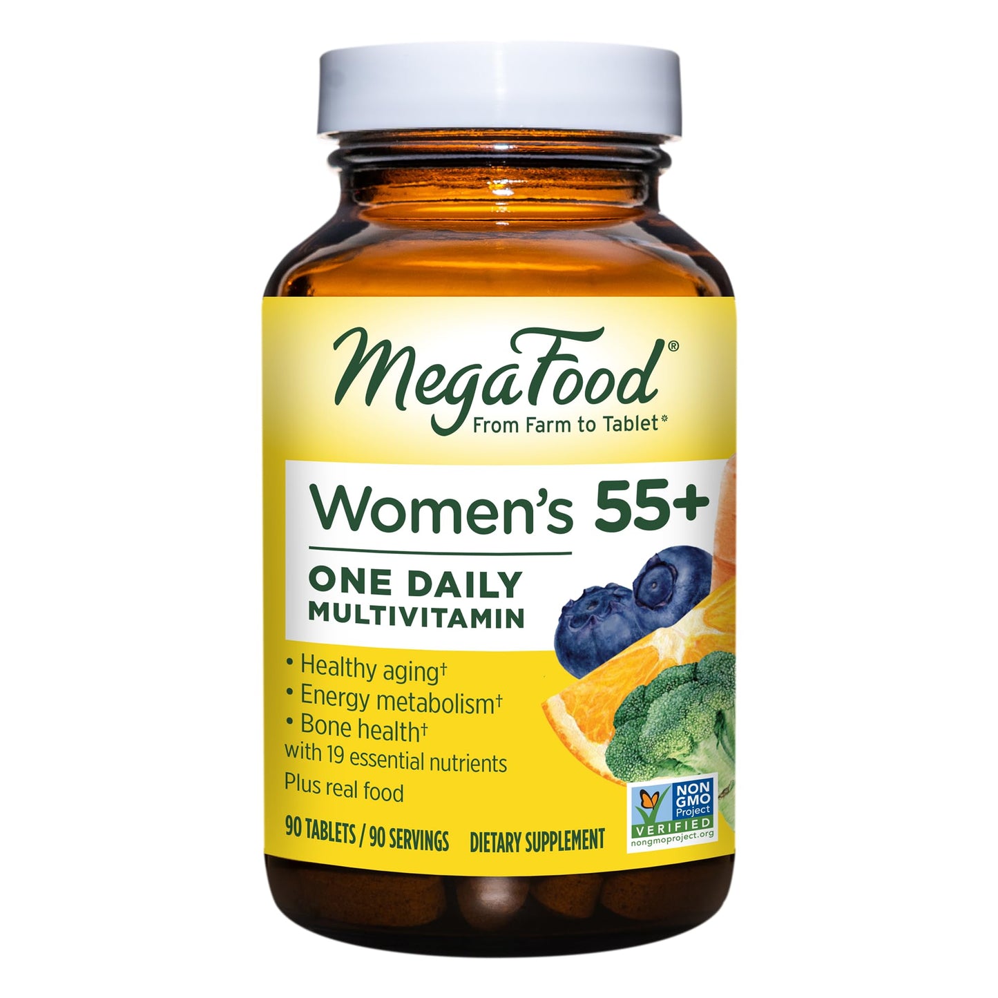 MegaFood Women's 55+ One Daily Multivitamin for Women with Vitamin A, Vitamin C MegaFoodUS supplements