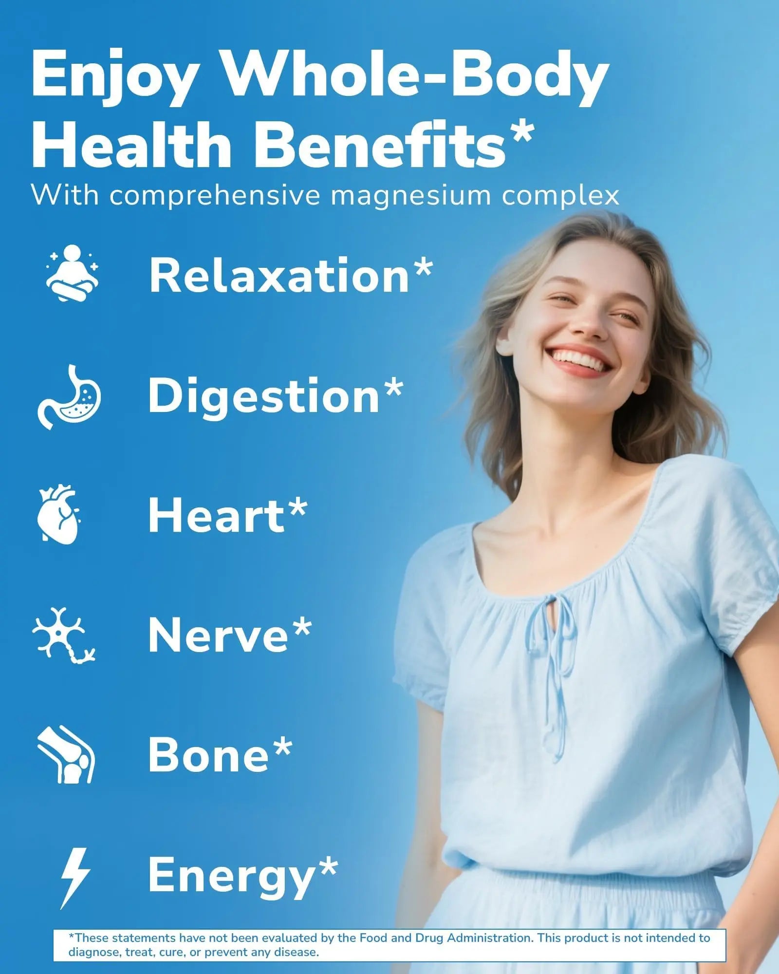 Vitalibre 12 in 1 Magnesium Complex Supplement 500mg | Max Absorption Chelated Magnesium Glycinate Citrate Malate & More for Bone, Nerve & Digestive Support | Non-GMO Vegan Capsules (120 Count) Vitalibrenz supplements