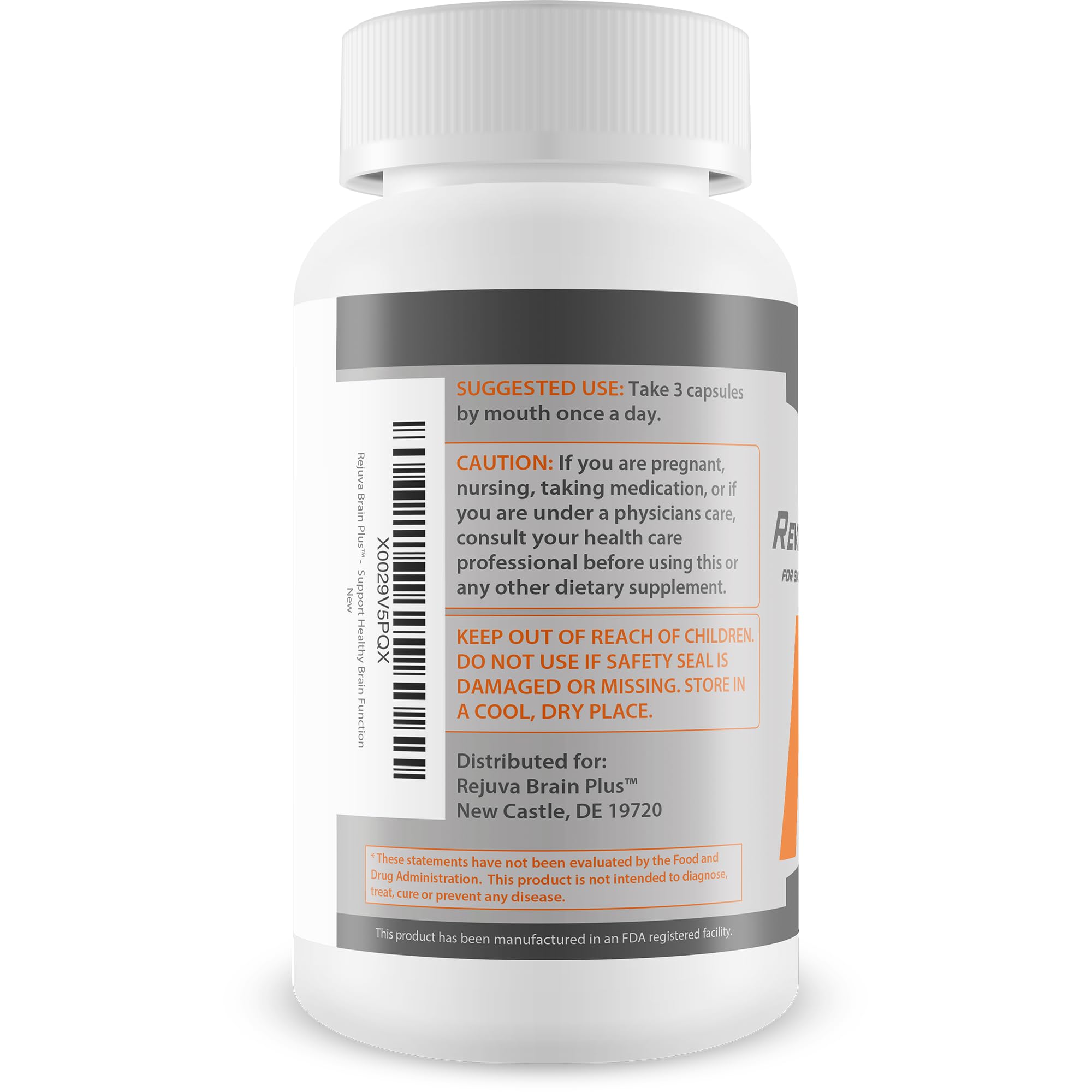Rejuva Brain Plus Reviva Brain Plus IQ - Support Healthy Brain Function - Brain Boosting Complex Ultra Blend Formulated with Memory Support Nootropic Ingredients - Clarity - Focus - Performance Rejuva Brain PlusAu supplements