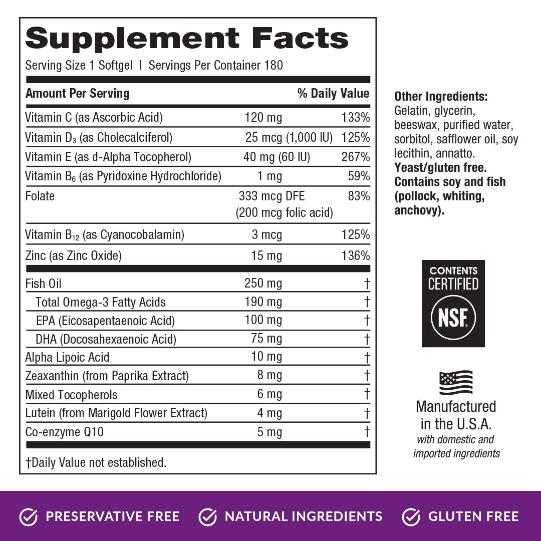 EyePromise Restore Supplement - 180 Softgel Capsules Containing Lutein EyePromiseAu supplements