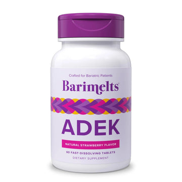 Barimelts ADEK - 60 Fast-Dissolving Tablets (2-Month Supply) - Sugar-Free Bariatric Vitamins for Women Including Vitamin A, Vitamin D, Vitamin E BariMeltsAu supplements