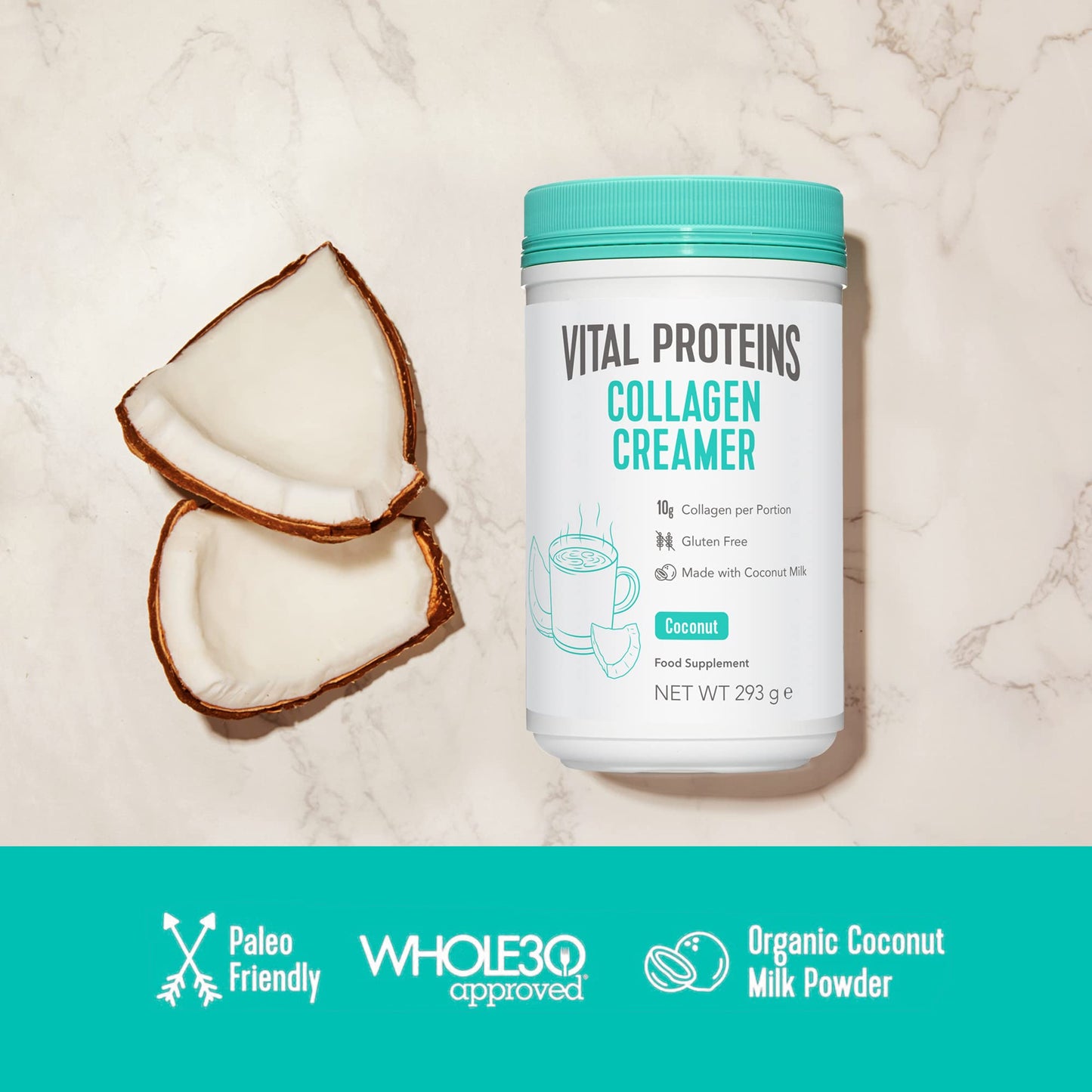 Vital Proteins Collagen Coffee Creamer, No Dairy & Low Sugar Powder with Collagen VITAL PROTEINSUS supplements
