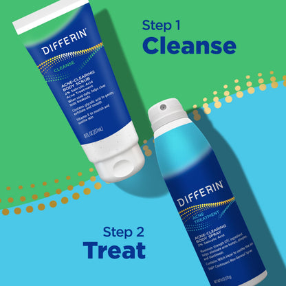 Differin Body Scrub with Salicylic Acid Acne Clearing Improves Tone and Texture Prone Skin DifferinUS supplements