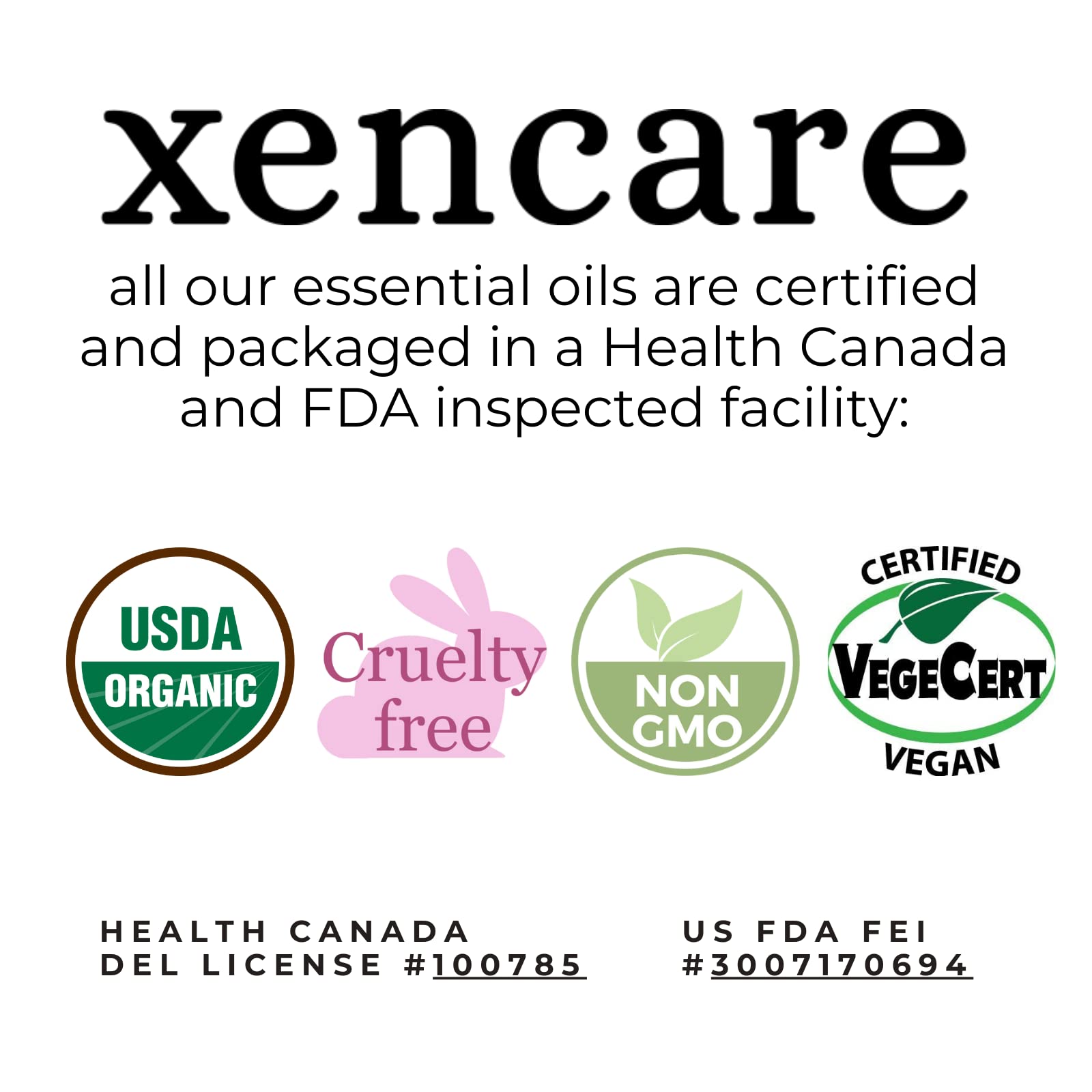 xencare Peppermint USDA Organic Food Grade Essential Oil | 100% Pure Natural Undiluted XenCareAu supplements