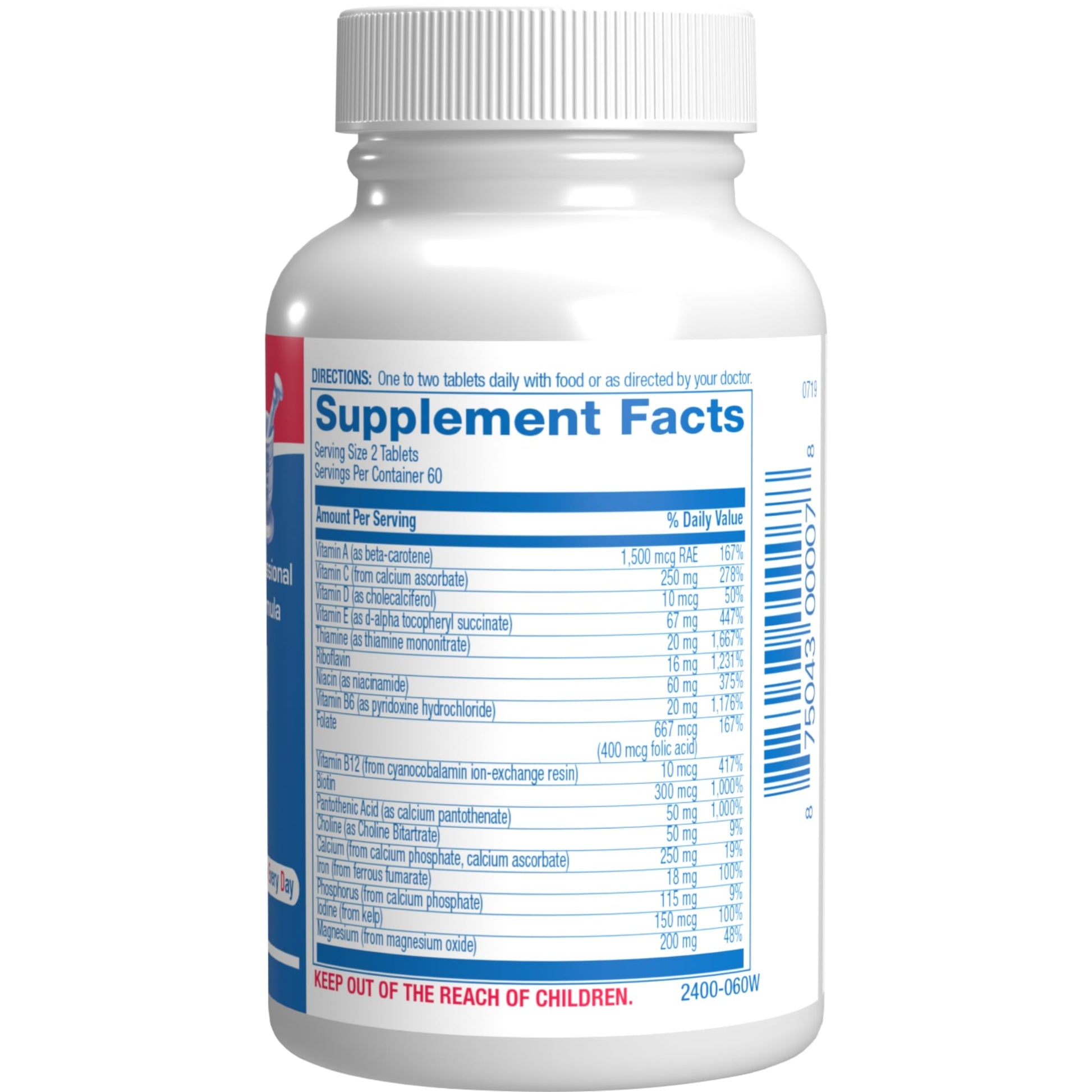 30-In-1 Adult Multivitamin with Iron - Antioxidant Rich Over 50 Multivitamin for Women and Men with Vitamins A C D E B Complex Zinc Magnesium Myo Inositol Citrus Bioflavonoids & More - 1 Month Supply Anabolic LaboratoriesAu supplements