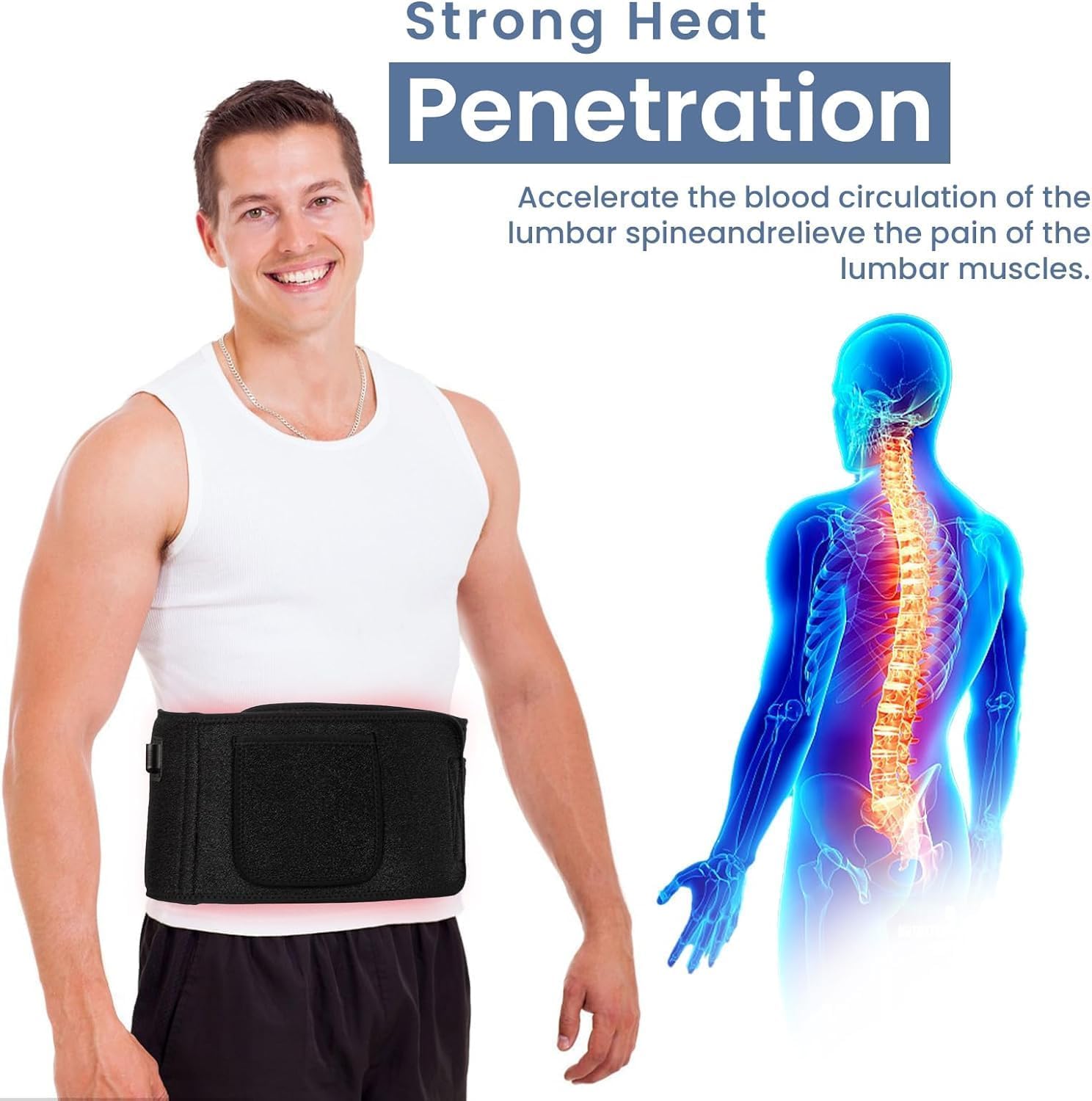 Red Light Therapy Belt - Near Infrared Light Therapy & Red Light Therapy for Body,660nm&850nm AdrxmexnaAu supplements