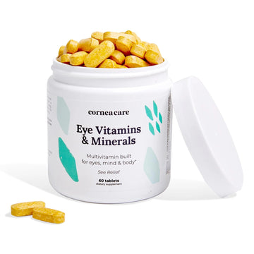 CorneaCare Vitamins and Minerals | Multivitamin for Vision & Health | Dry Eye Supplements | 60 Tablets CorneaCareAu supplements