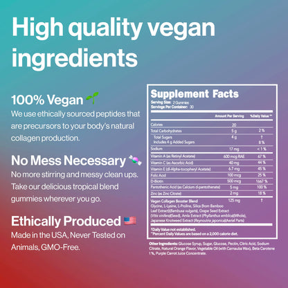Habit + Habitat Vegan Beauty Support Gummies Collagen Booster with Biotin Habit + HabitatUS supplements