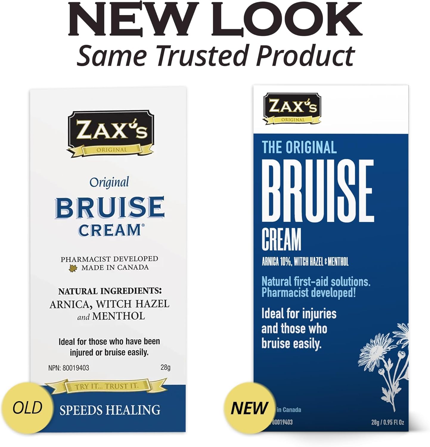 ZAX'S ORIGINAL Bruise Cream - Arnica and Witch Hazel Blend, Gentle on Skin, Plant-Based Ingredients for Skin Care - 28g ZAX'S ORIGINALAu supplements
