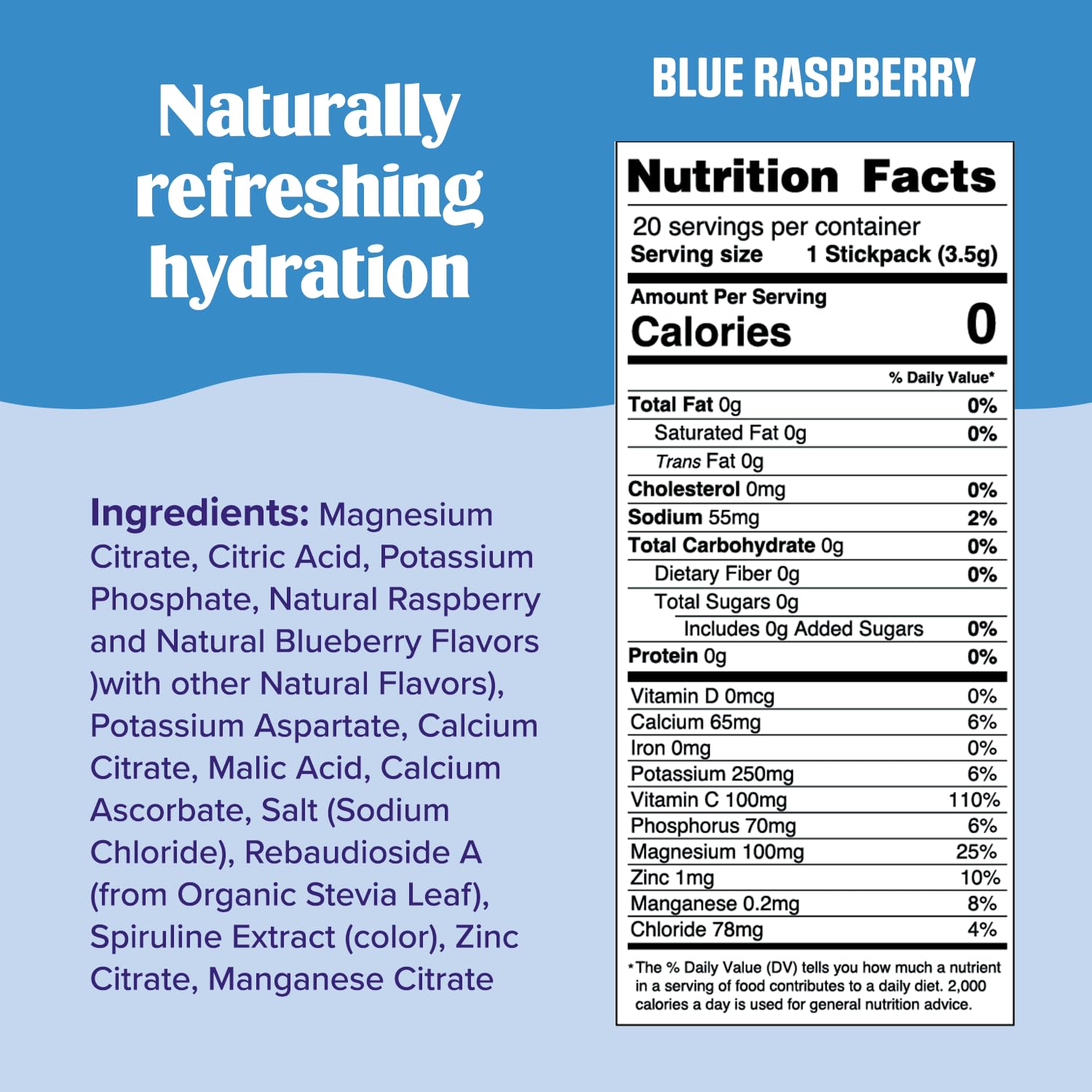 Ultima Replenisher Daily Electrolyte Drink Mix – Blue Raspberry, 20 Stickpacks – Hydration Ultima ReplenisherAu supplements