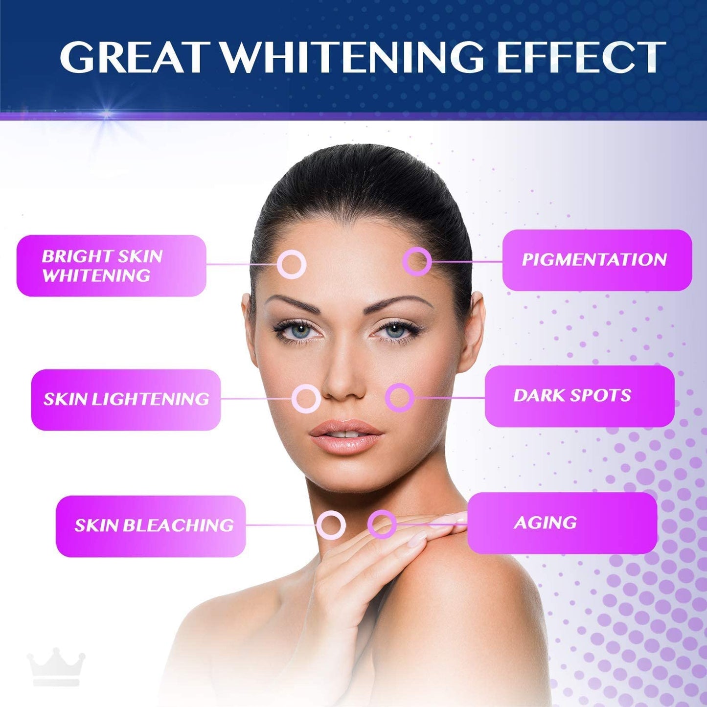 Glutathione Whitening Pills - 180 Capsules 2000mg Glutathione - Effective Skin Lightening NORTHERN CROWN COSMETICSUS supplements