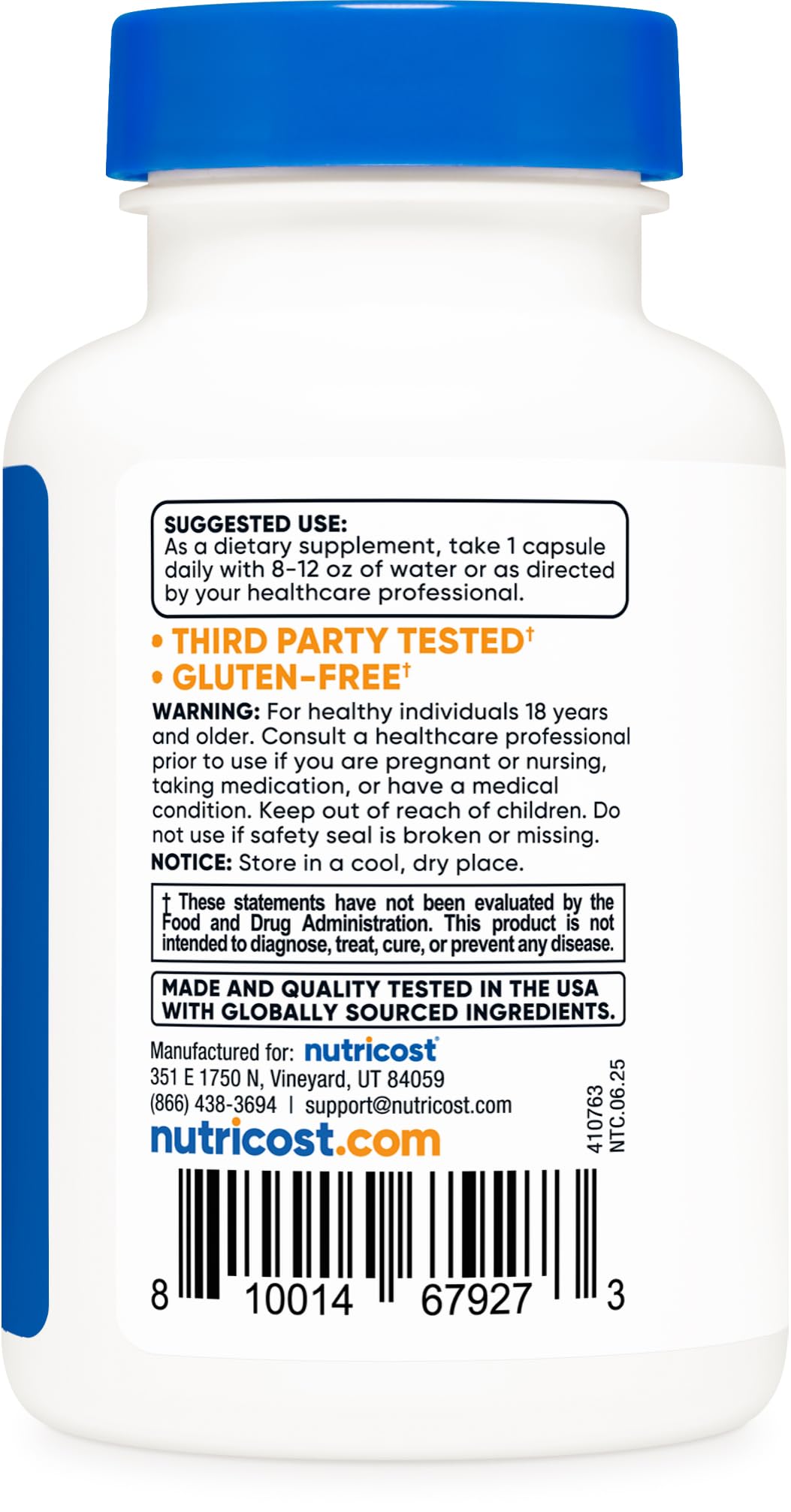 Nutricost KSM-66 Ashwagandha Root Extract 600mg, 60 Veggie Caps - 5% Withanolides - with BioPerine - Full-Spectrum Root Extract NutricostAu supplements