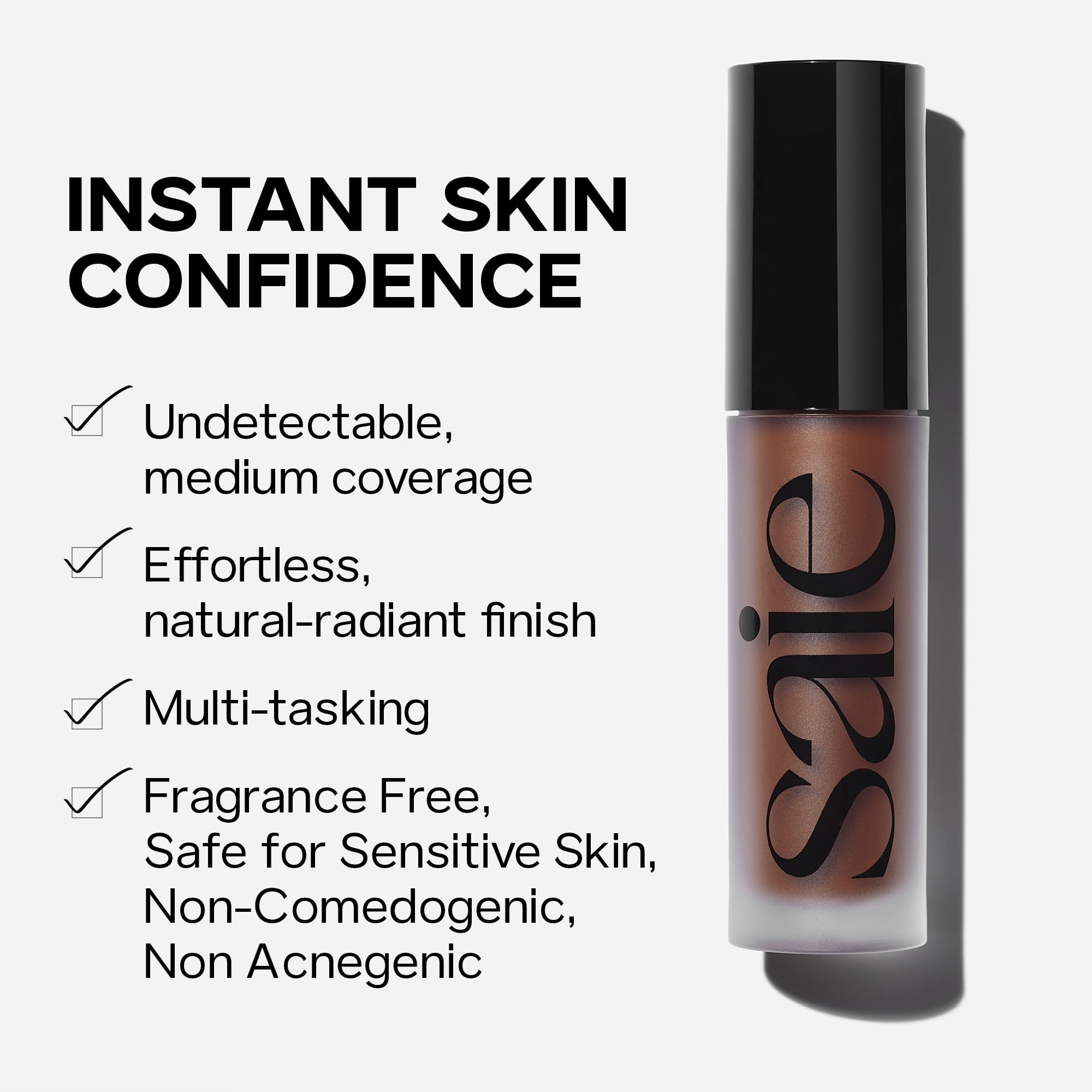 Saie Slip Tint Radiant Cream Concealer & All-Over Face Makeup - Concealer for Dark Circles, Redness & Blemishes - Lightweight Makeup Made with Hydrating Hyaluronic Acid - Shade 6 (0.17 oz) SaieAu supplements