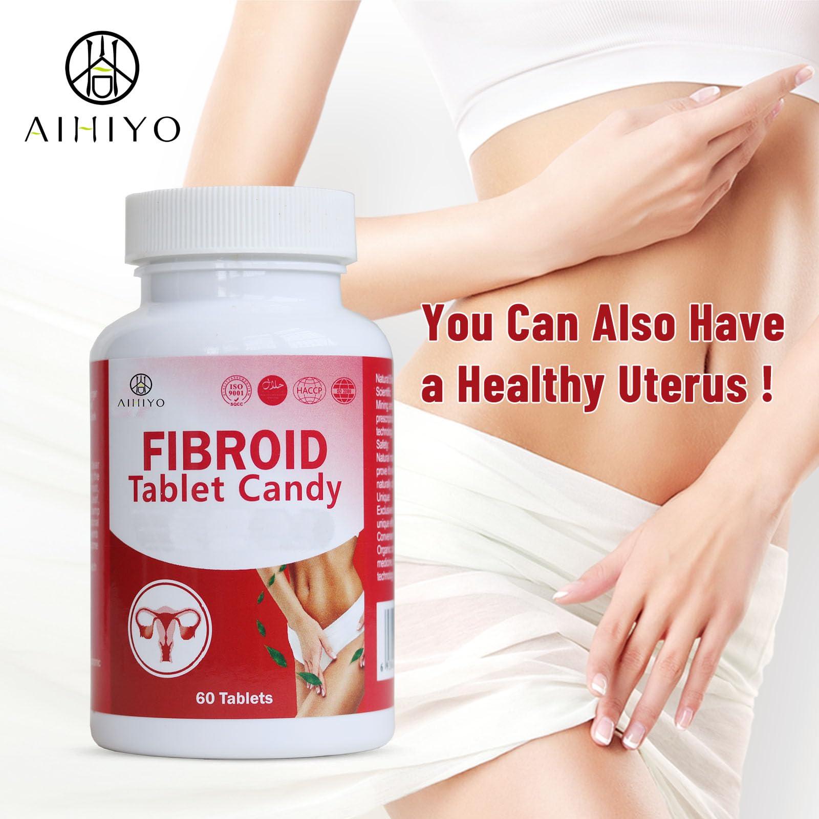 AIHIYO Herbal Tablets for Women's Wellness, 1000mg Pill Supplement, Supports Menstrual Comfort & Hormonal Balance, 60 Tablets AIHIYOAu supplements