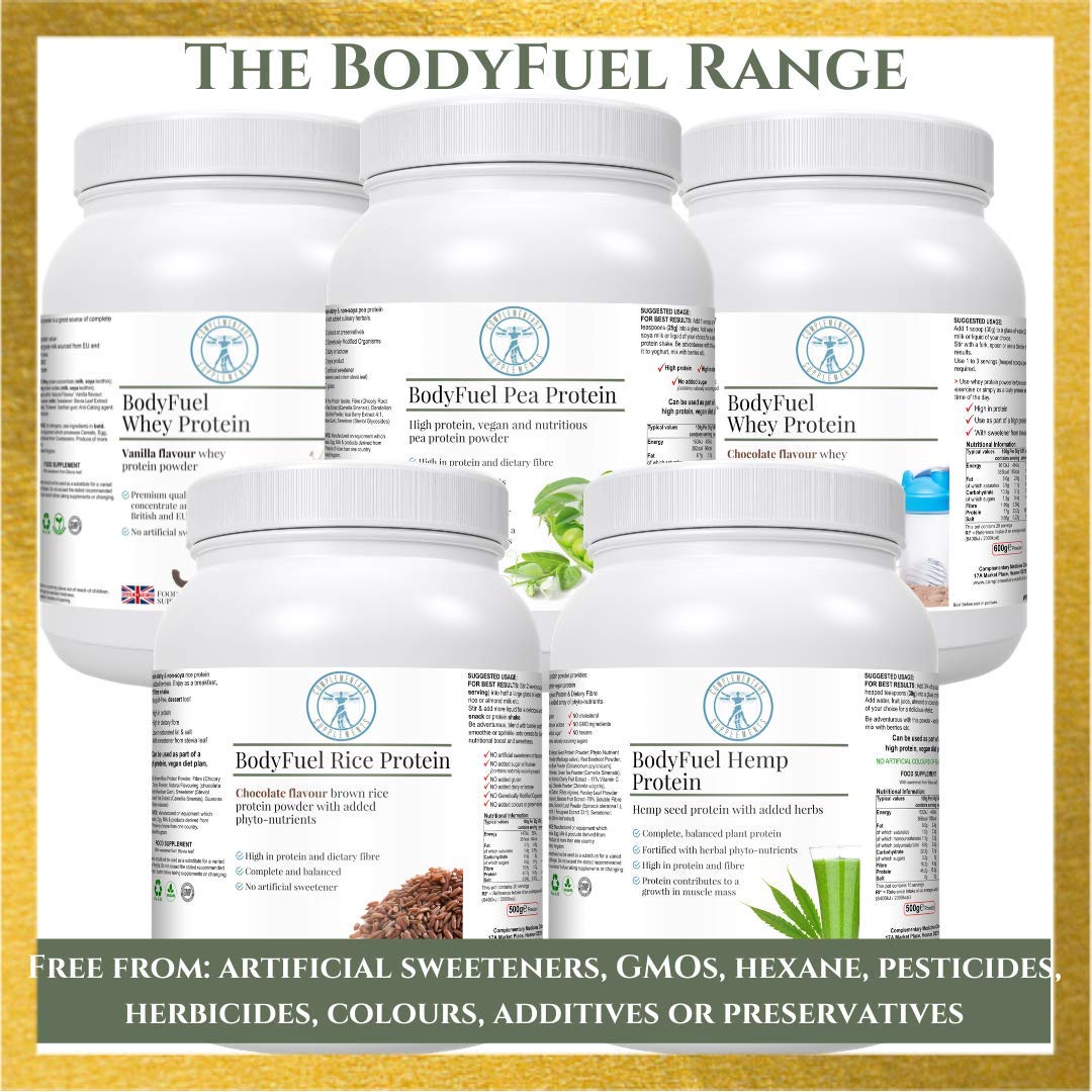 Complementary Supplements - BodyFuel Hypoallergenic Pea Protein Isolate Powder Plus Phytonutrients Complementary SupplementsAu supplements