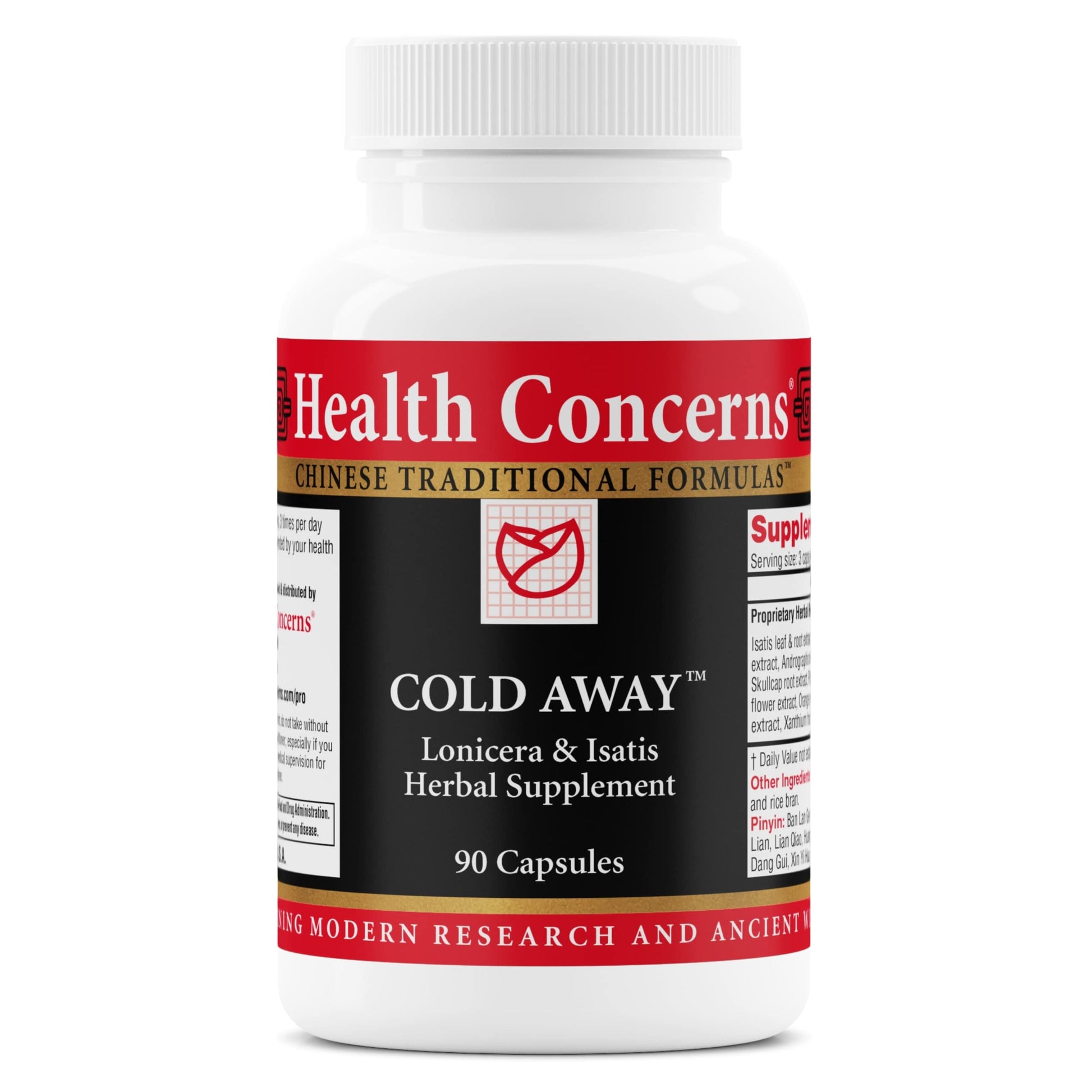 Health Concerns Cold Away - Immune Support & Defense - Vitamin Supplement for Flu Relief & Colds - Immunity System Booster - Licorice Root, Dong Quai, Chinese Skullcap & Andrographis - 90 Capsules Health ConcernsAu supplements