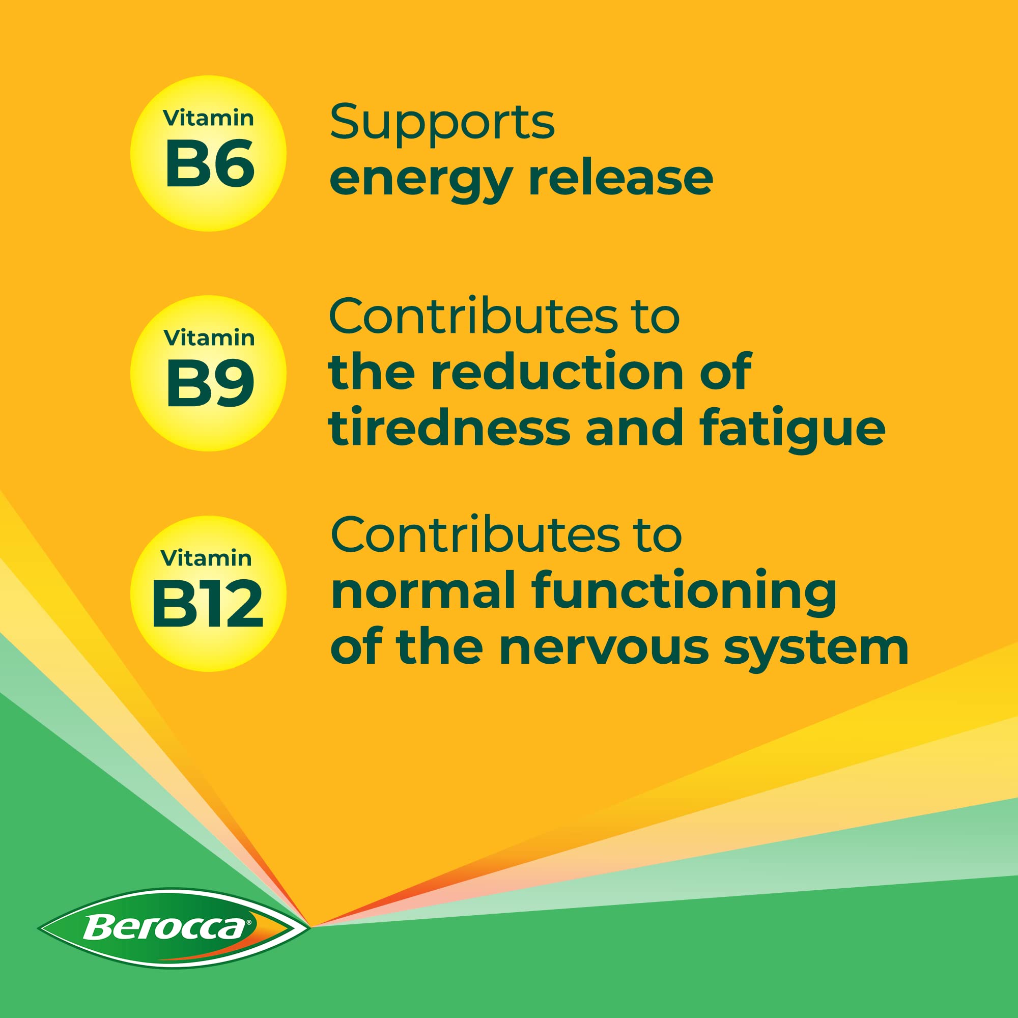 Berocca Immuno Effervescent Tablets, 11 Vitamins and Minerals, Including Vitamins D, C BeroccaUS supplements
