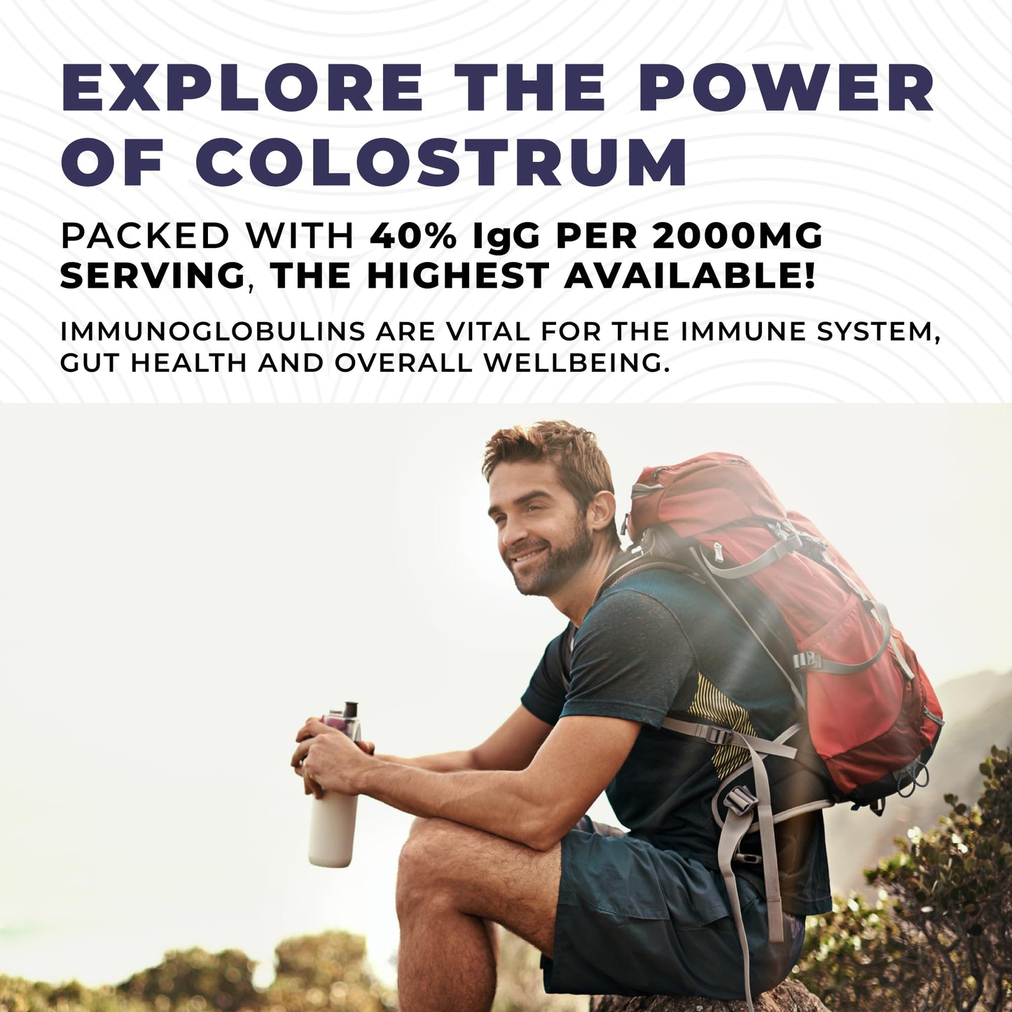 180ct Colostrum Capsules 40% IgG - USA Sourced Bovine Colostrum Powder Left Coast PerformanceUS supplements