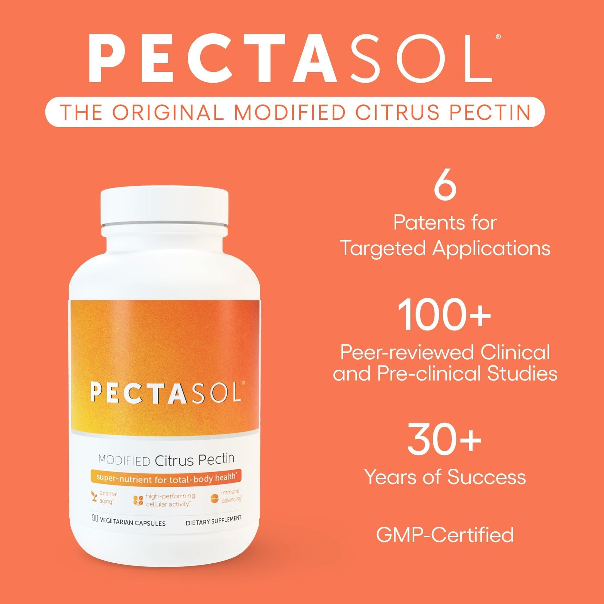 PectaSol Modified Citrus Pectin – 454g Powder – Total-Body Health Supplement to Support the Heart, Immune System, Inflammation Response & Healthy Aging + Maintain Healthy Galectin-3 Levels EcoNugenicsAu supplements