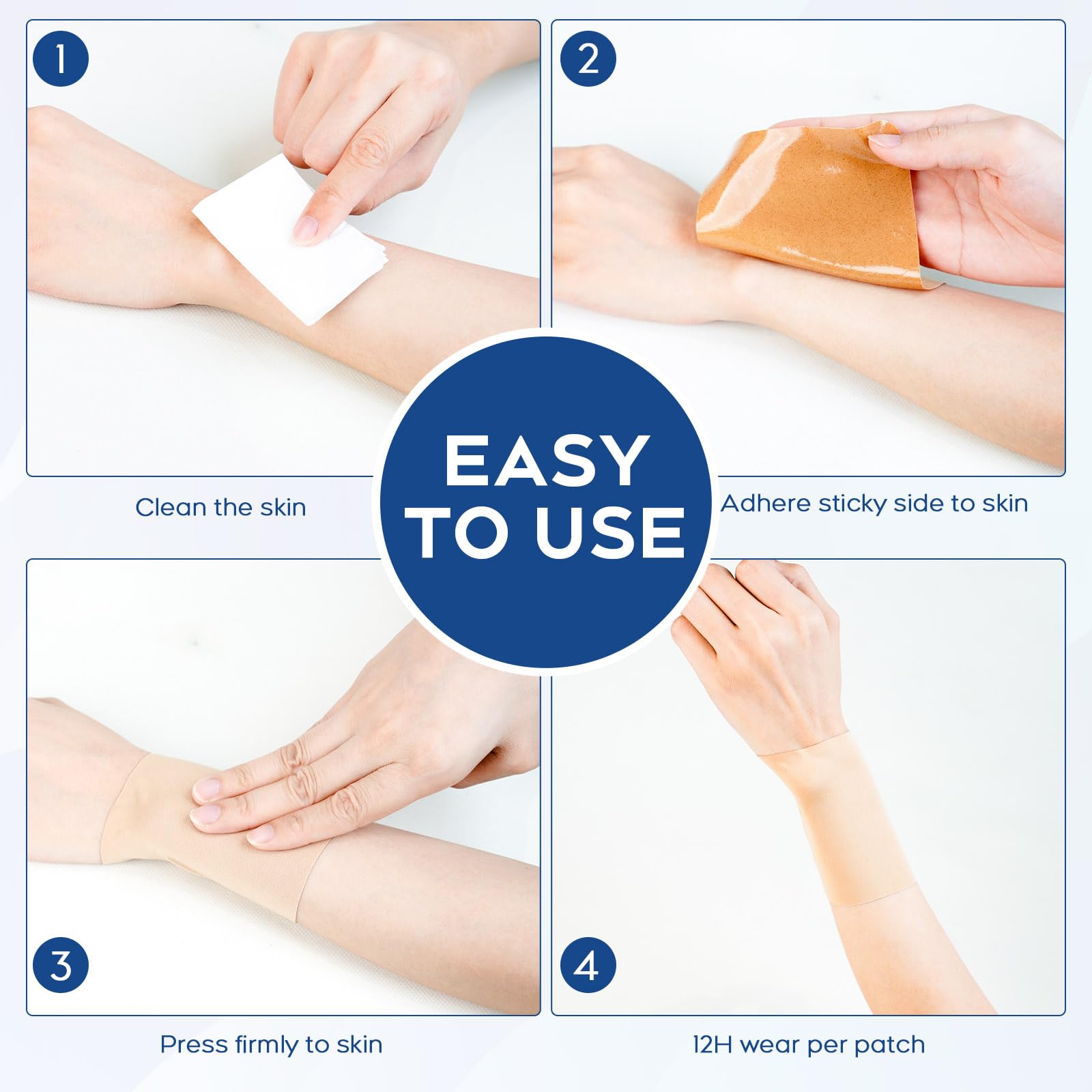 Uposiut Lidocaine Patches, Maximum Strength Lidocaine Patches (40 Patches), for Muscle Pain Relief in The Back, Shoulders, Neck, Knees, and Anks, 12 Hour Pain Relief-G002 UposiutAu supplements