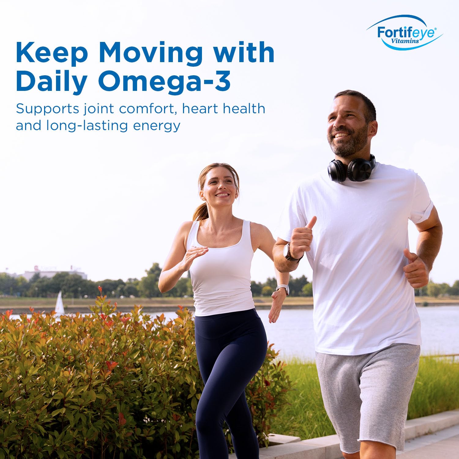 Super Max Omega-3 Fish Oil 2400 mg 30 Days, 60 Capsules - High Potency Fish Oil Omega 3 Supplements for Women & Men, Triglyceride Form with EPA and DHA Supplements No Fishy After Taste Lemon Flavor Fortifeye VitaminsAu supplements