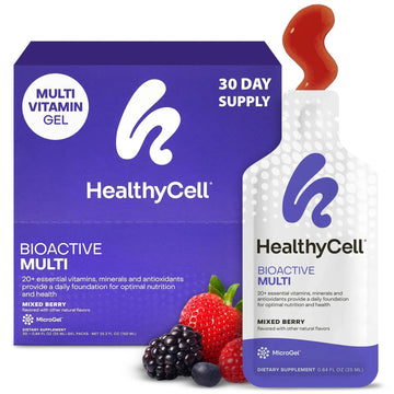 Healthycell Bioactive Daily Liquid Multivitamin for Men & Women – 20+ Essential Vitamins, Minerals & Antioxidants for Brain HealthycellAu supplements