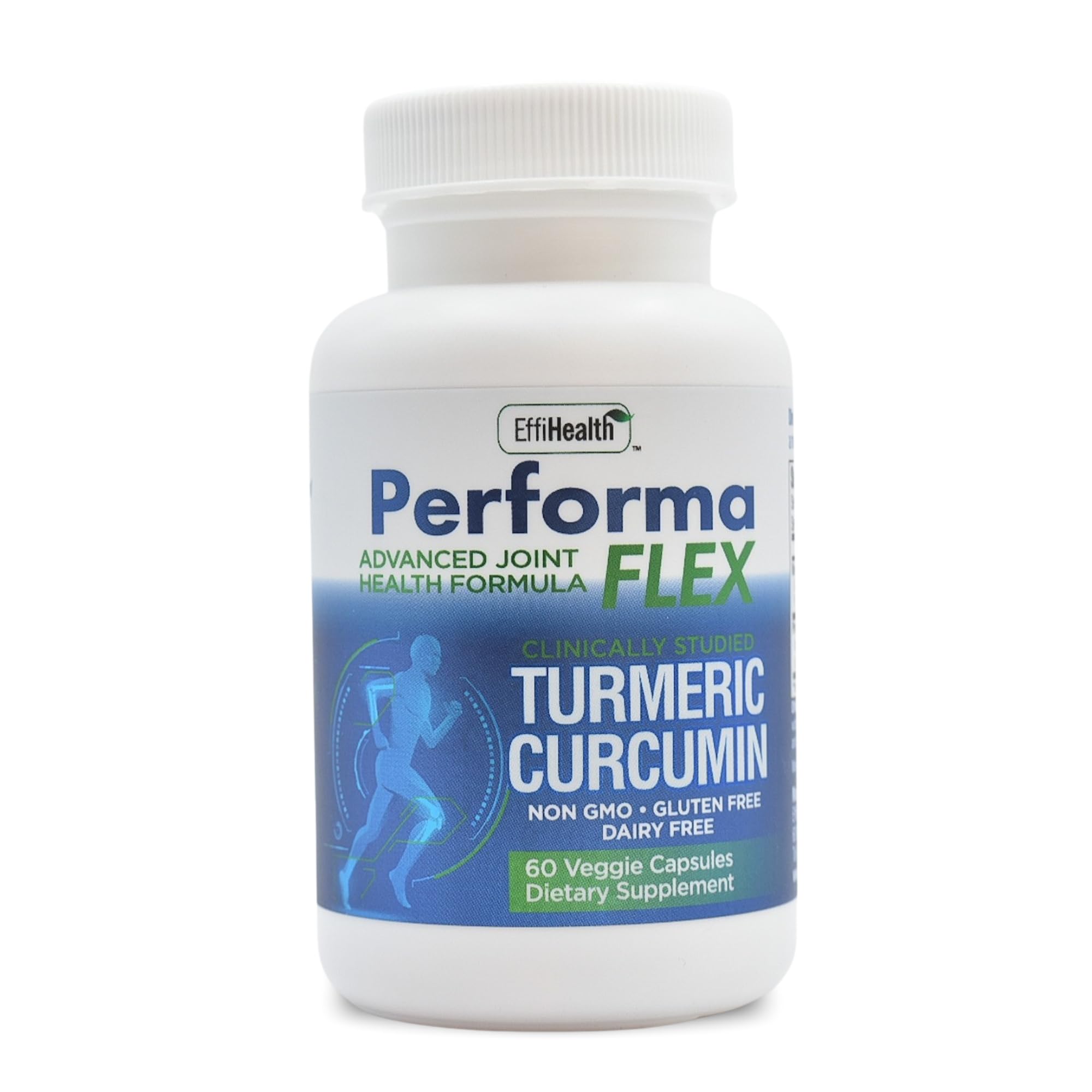 Performa Flex - Joint Support Supplement with Meriva, Turmeric Curcumin, Tart Cherry & Ginger – Ultra High Absorption – Support for Joint Mobility, Joint & Cartilage Health – 60 Capsules Performa FlexAu supplements