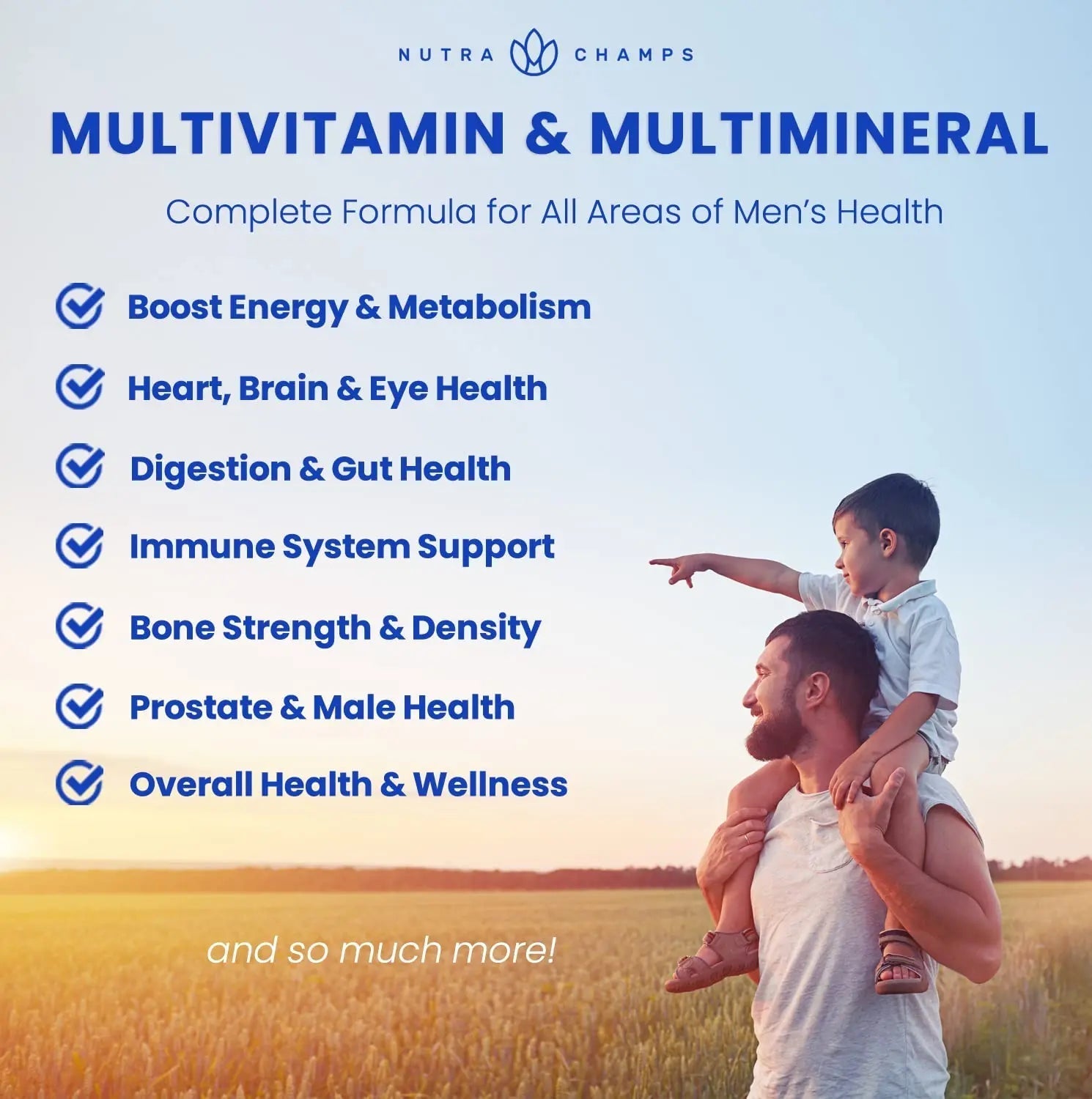 NutraChamps Multivitamin for Men, 240 Count, Vitamins A, B, C, D, E, Biotin, Zinc, Mens Gummy Multivitamins Supplement NutraChampsAu supplements