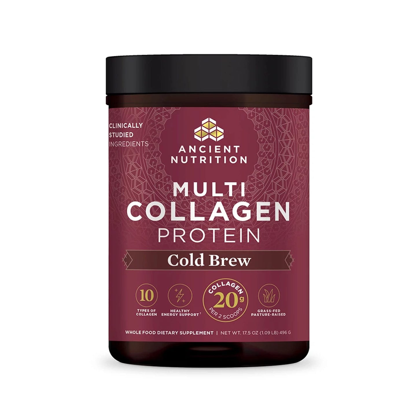 Ancient Nutrition Hydrolyzed Collagen Peptides Powder, Cold Brew Multi Collagen Protein Ancient NutritionUS supplements