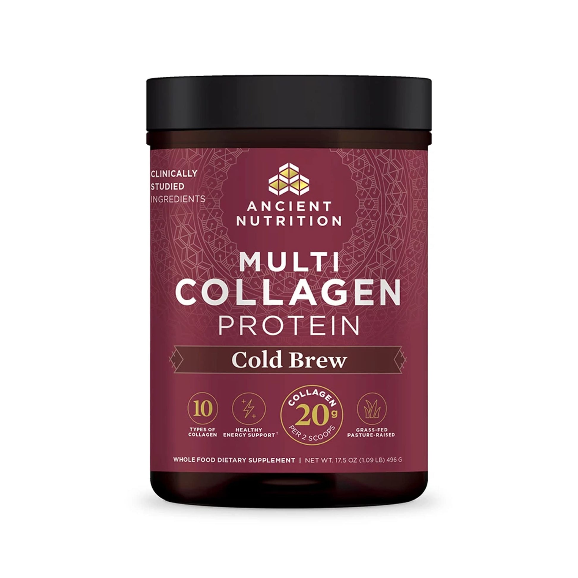Ancient Nutrition Hydrolyzed Collagen Peptides Powder, Cold Brew Multi Collagen Protein Ancient NutritionUS supplements