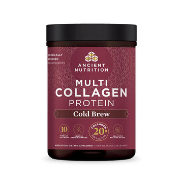 Ancient Nutrition Hydrolyzed Collagen Peptides Powder, Cold Brew Multi Collagen Protein Ancient NutritionUS supplements
