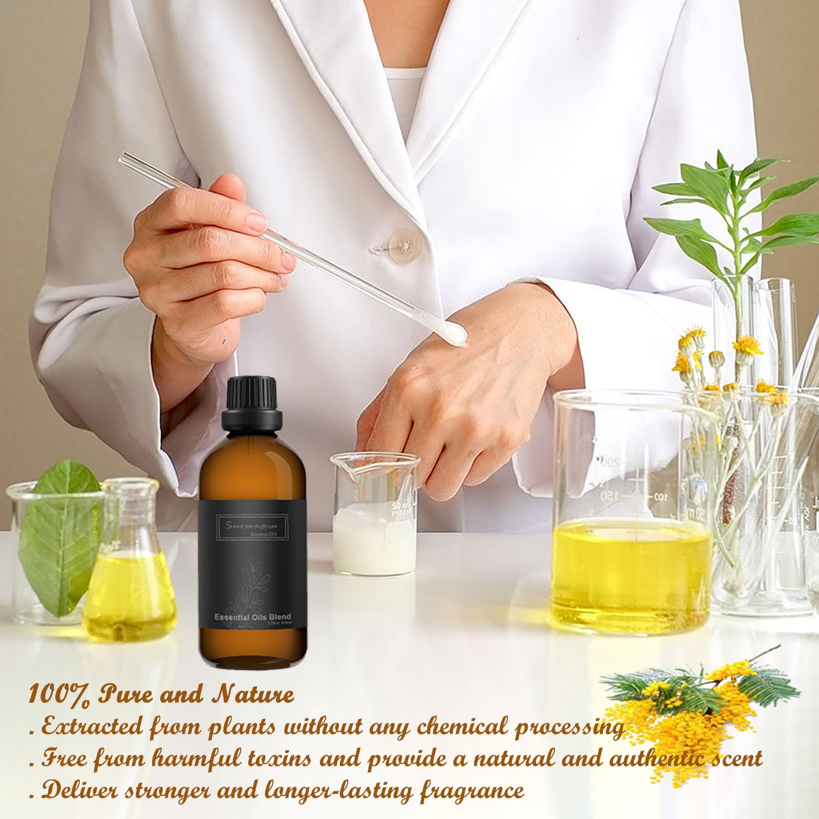 Homnas White Tea Essential Oil 100ML, Hotel Collection 100% Pure and Natural Aromatherapy Oil homnasAu supplements