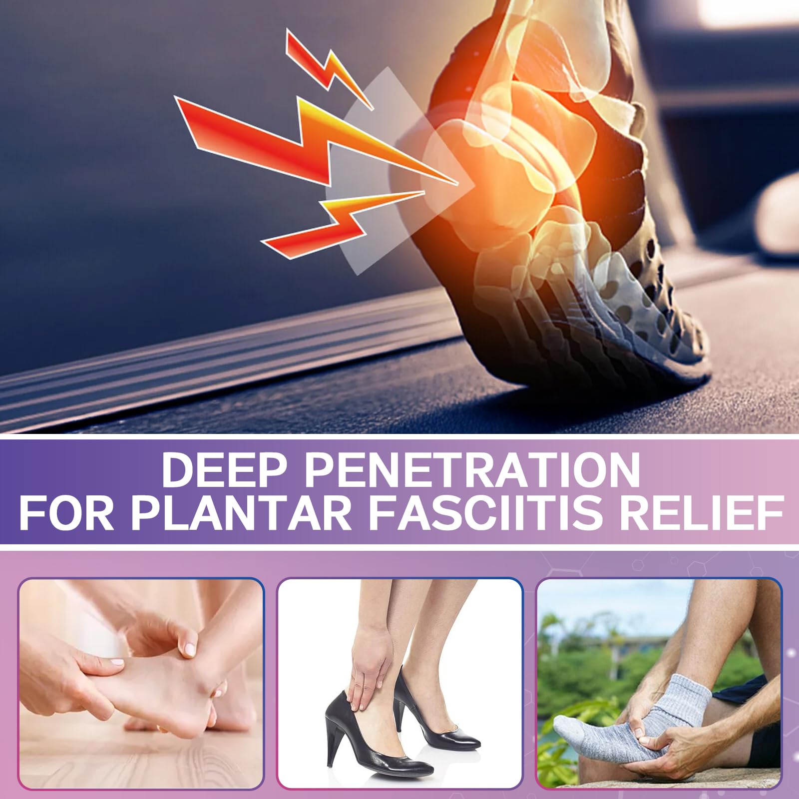 Mosconly Plantar Fasciitis Relief 14 Pcs, Natural Heel Discomfort Relief for Plantar Fasciitis, 12 Hour Maximum Strength Deep Hot, Soothing of Joint Soreness for Heel Discomfort MosconlyAu supplements