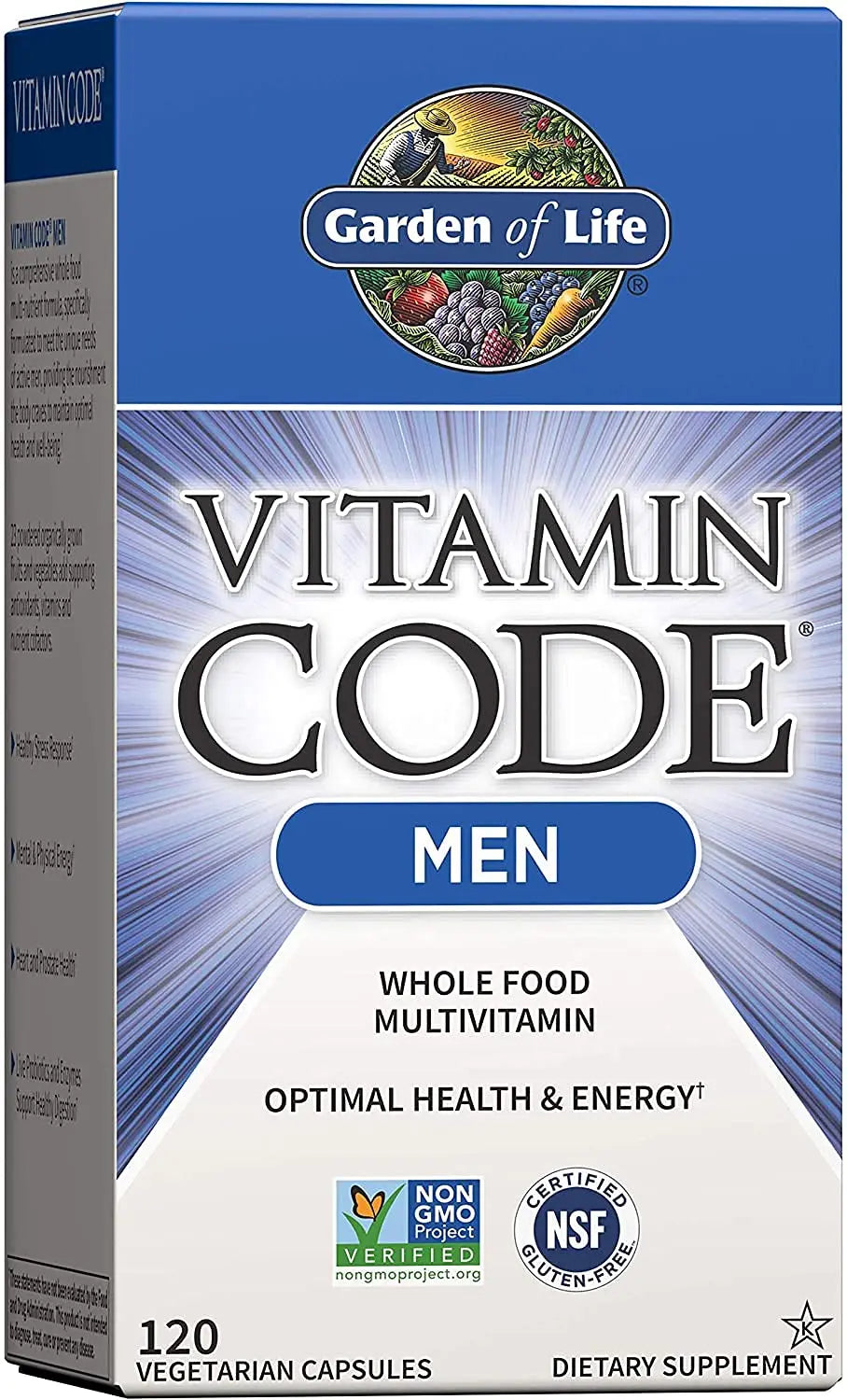 Garden of Life Women's and Men's Whole Food Multivitamins, Vitamin Code Raw One 30 Count and Vitamin Code 120 Count Garden of LifeAu supplements