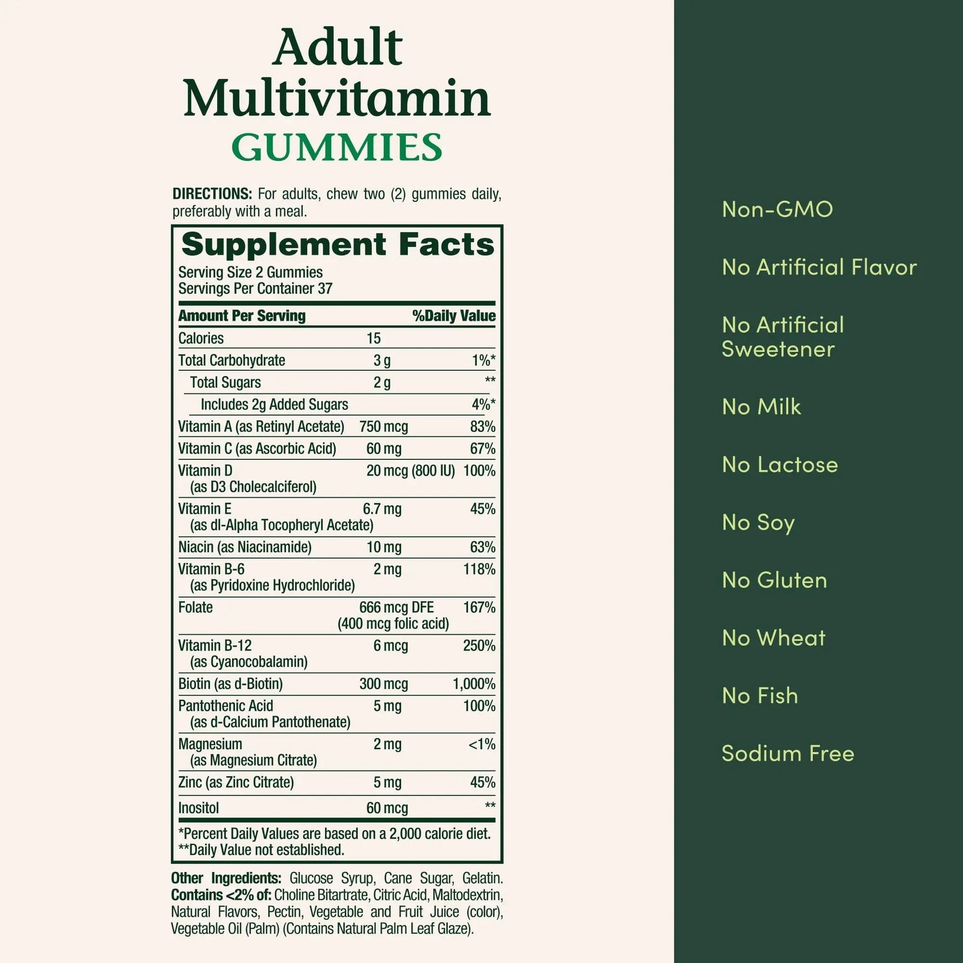Nature's Bounty Adult Multivitamin Gummies, Vitamin Supplement, Daily Nutritional Needs, Orange, Cherry and Grape Flavor, 75 Gummies Nature's BountyAu supplements