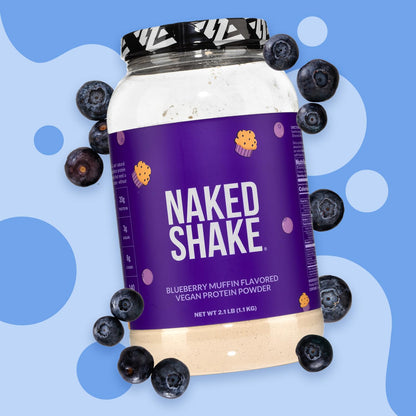 Naked Shake - Blueberry Muffin Protein Powder - Flavored Plant Based Protein Naked NutritionUS supplements