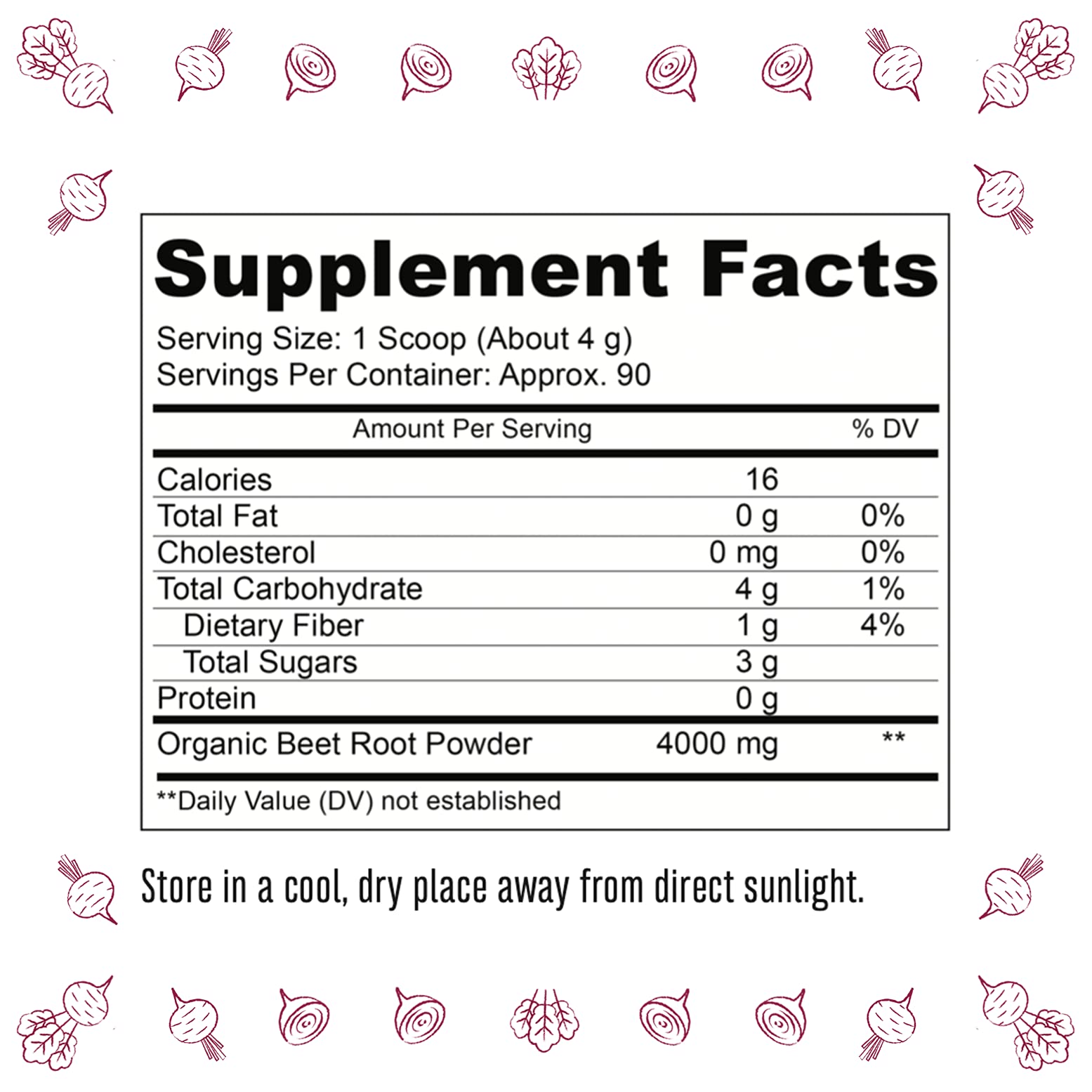 TruBaio Organic Beet Root Powder: Nitric Oxide Booster, Circulation and Stamina Increasing TruBaioAu supplements
