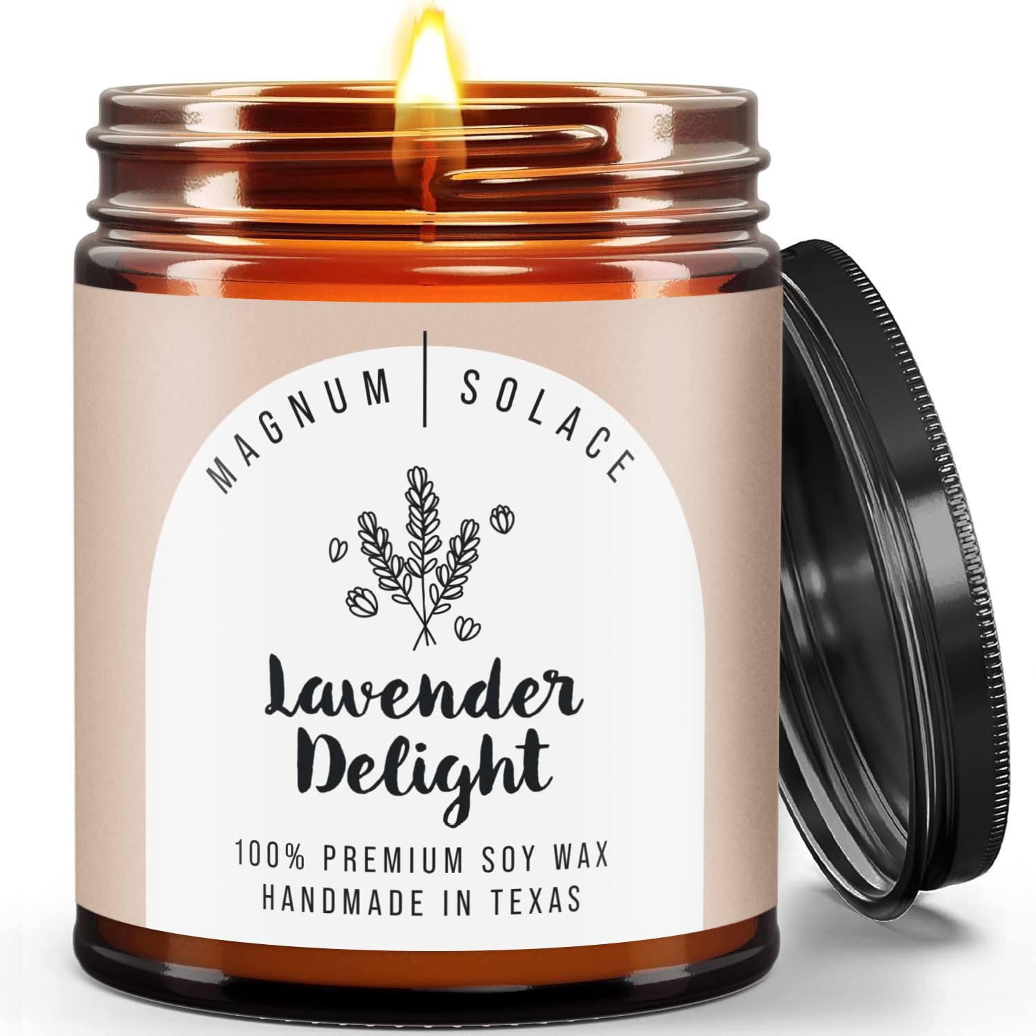 Christmas Candles Scented - Holiday Candles - Winter, Fall - Premium Soy Wax Candle - Lavender Magnum SolaceAu supplements