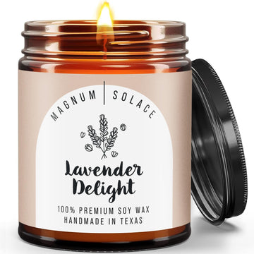 Christmas Candles Scented - Holiday Candles - Winter, Fall - Premium Soy Wax Candle - Lavender Magnum SolaceAu supplements