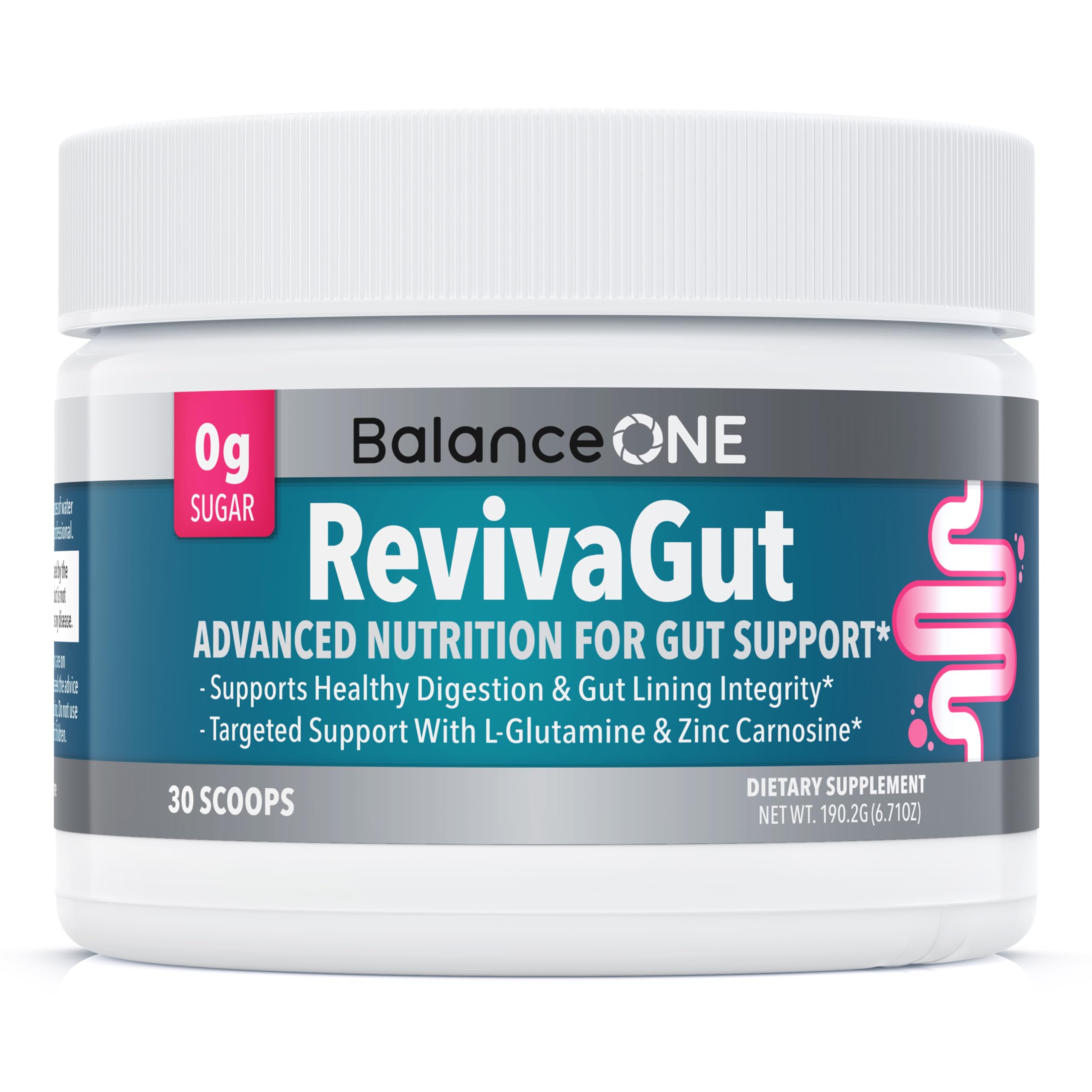 Balance ONE 2-Month Complete Digestive Support Bundle – Intestinal Barrier & Microbiome Kit – Includes 2X RevivaGut Powder & 1x Daily Probiotic (3 Pieces) Balance ONEAu supplements