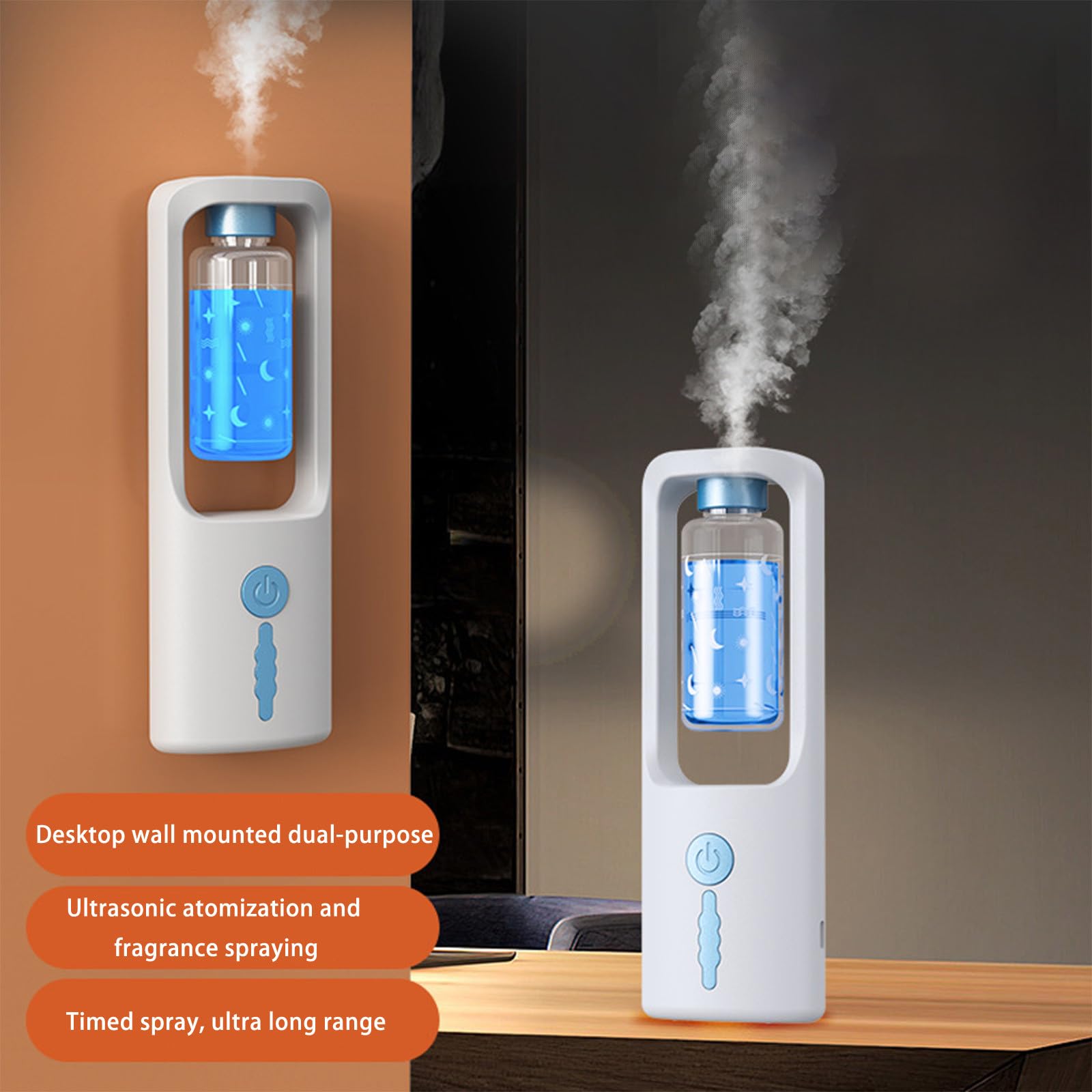 50ml Odor Removal Rotating Smog Essential Oil Diffuser, 3 Stage Timing Adjustment Incense USUPDDAu supplements