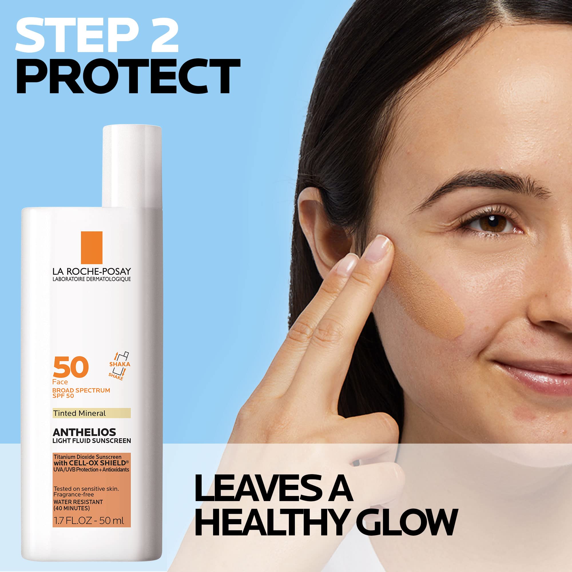 La Roche-Posay Anthelios Tinted SPF 50 Sunscreen & Toleriane Gentle La Roche-PosayUS supplements